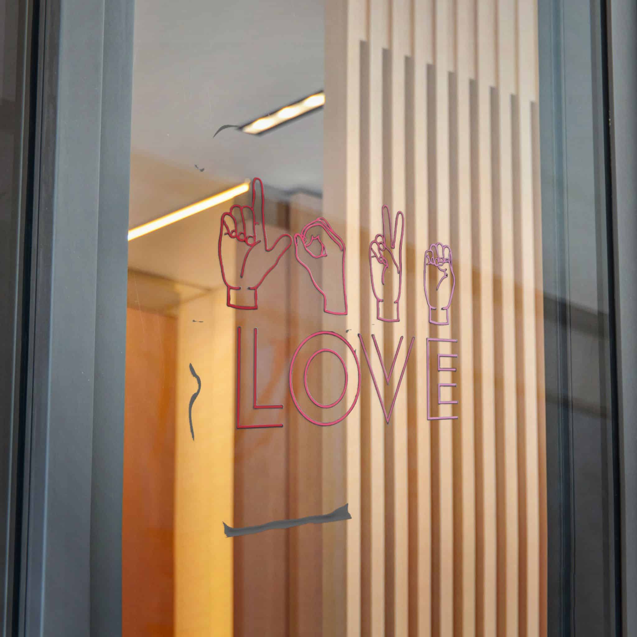 Love Sign Language Die Cut Stickers Dtf - Image 32