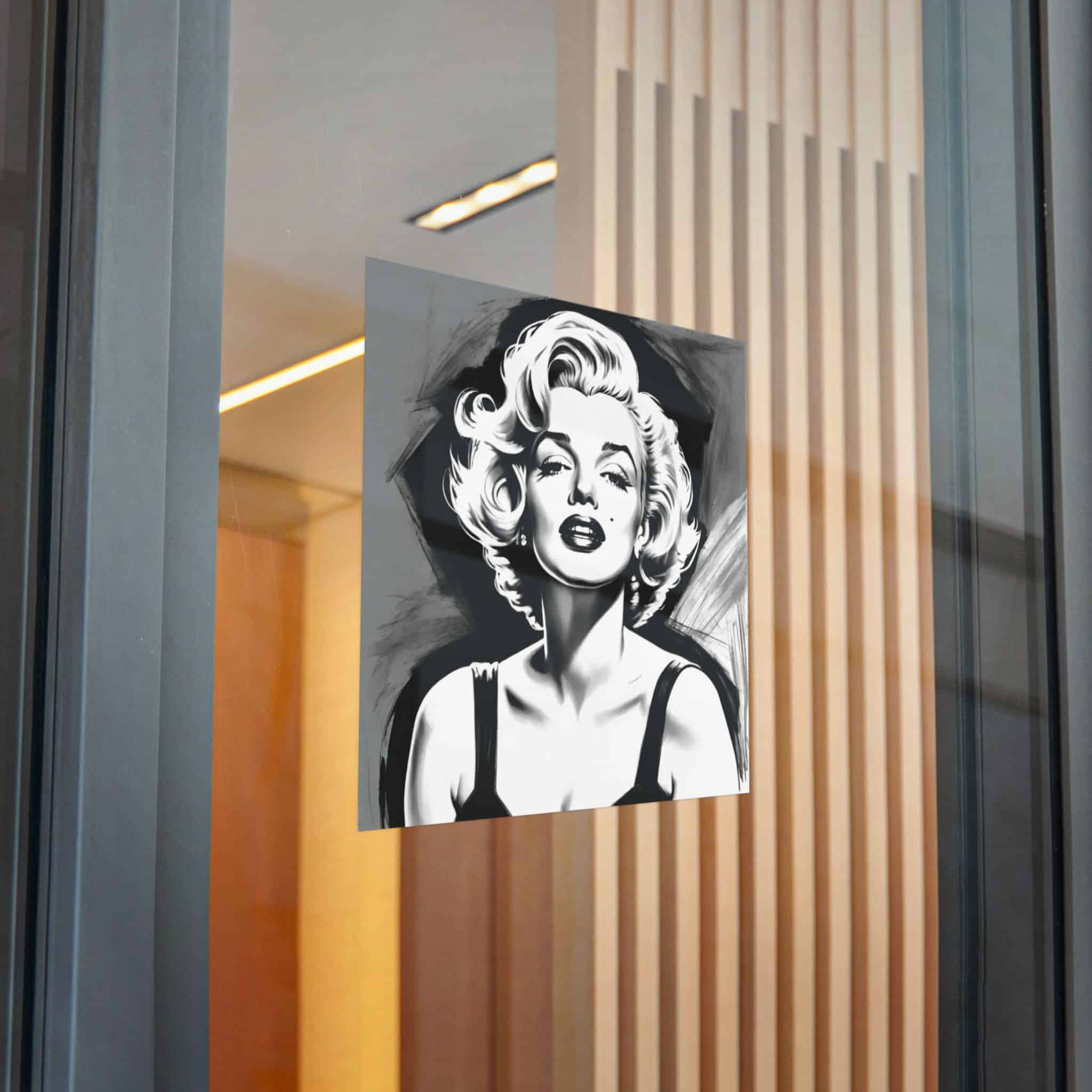 Marilyn Monroe Drawing Die Cut Stickers Dtf - Image 28