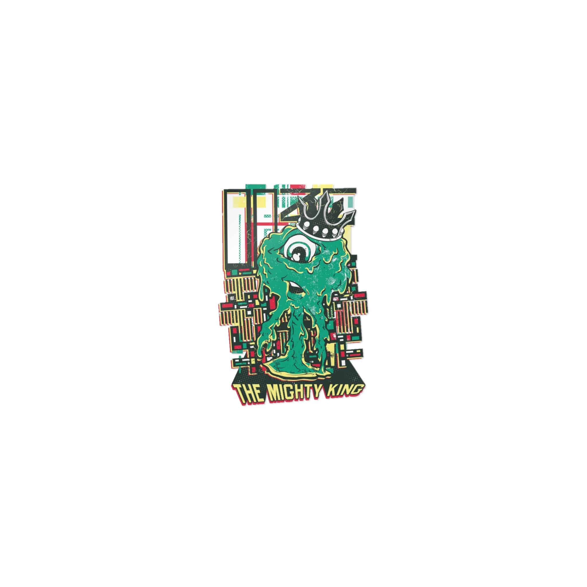 Cyclop Dripping Monster With Royal Crown Die Cut Stickers Dtf - Image 9