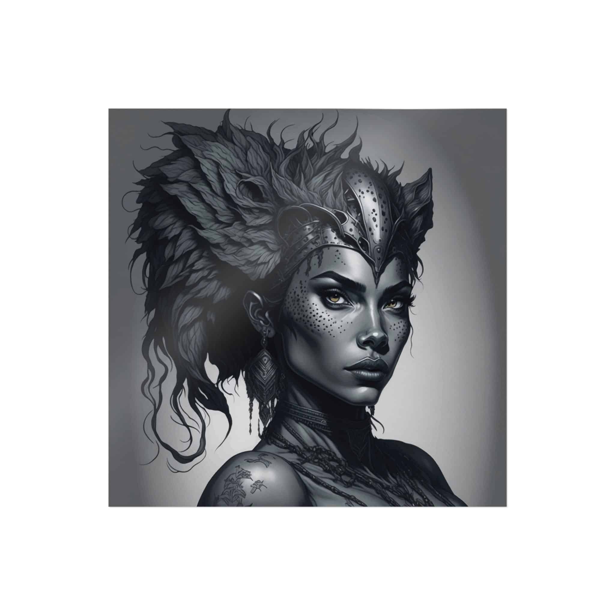 Human Cheetah Queen Die Cut Stickers Dtf - Image 21