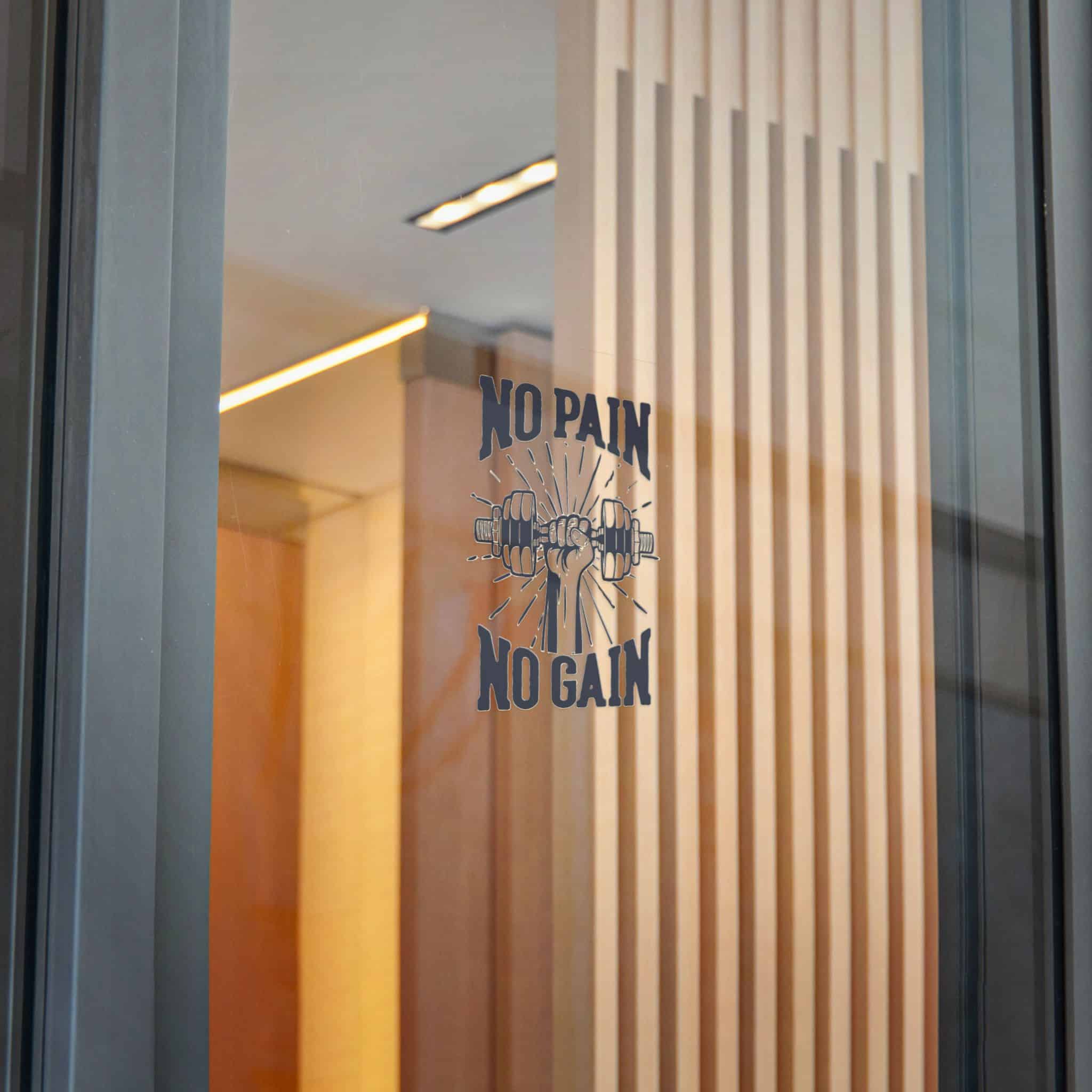 No Pain No Gain Copia Die Cut Stickers Dtf - Image 26
