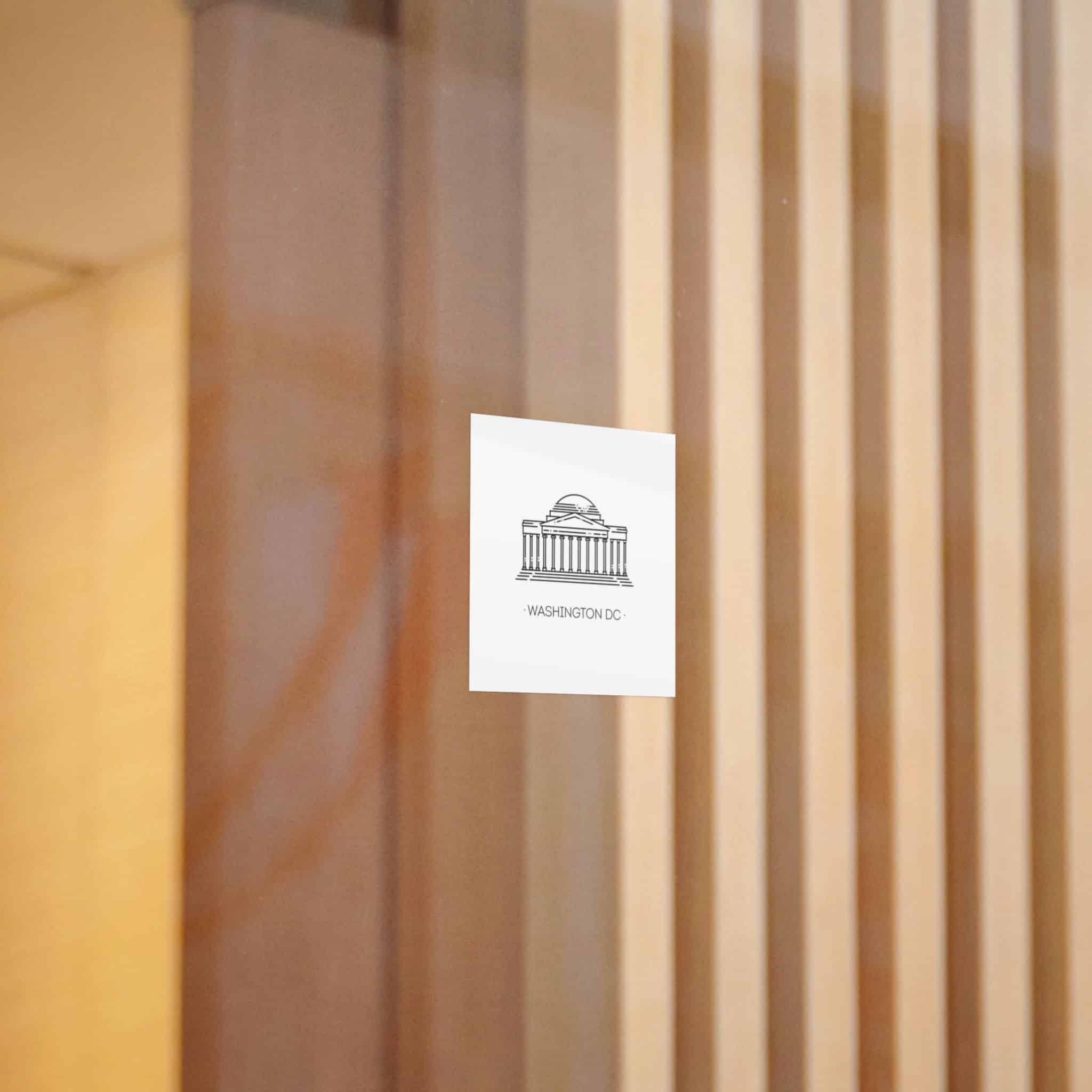 Washington Dc Die Cut Stickers Dtf - Image 8