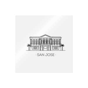 San Jose City Die Cut Stickers Dtf