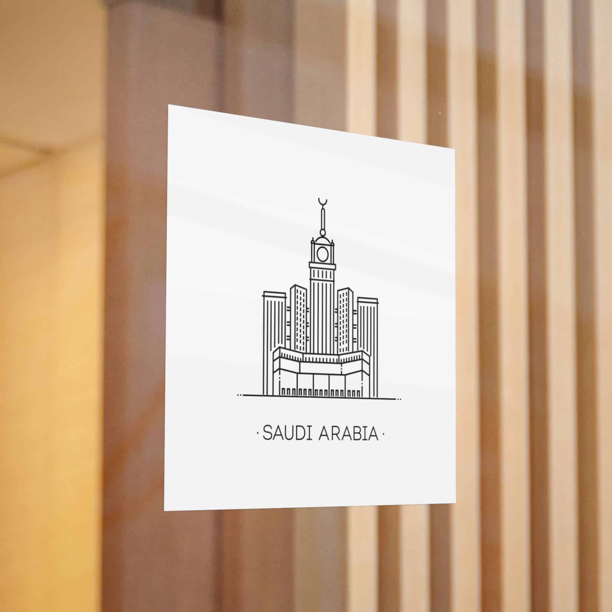 Saudi Arabia S Die Cut Stickers Dtf - Image 12