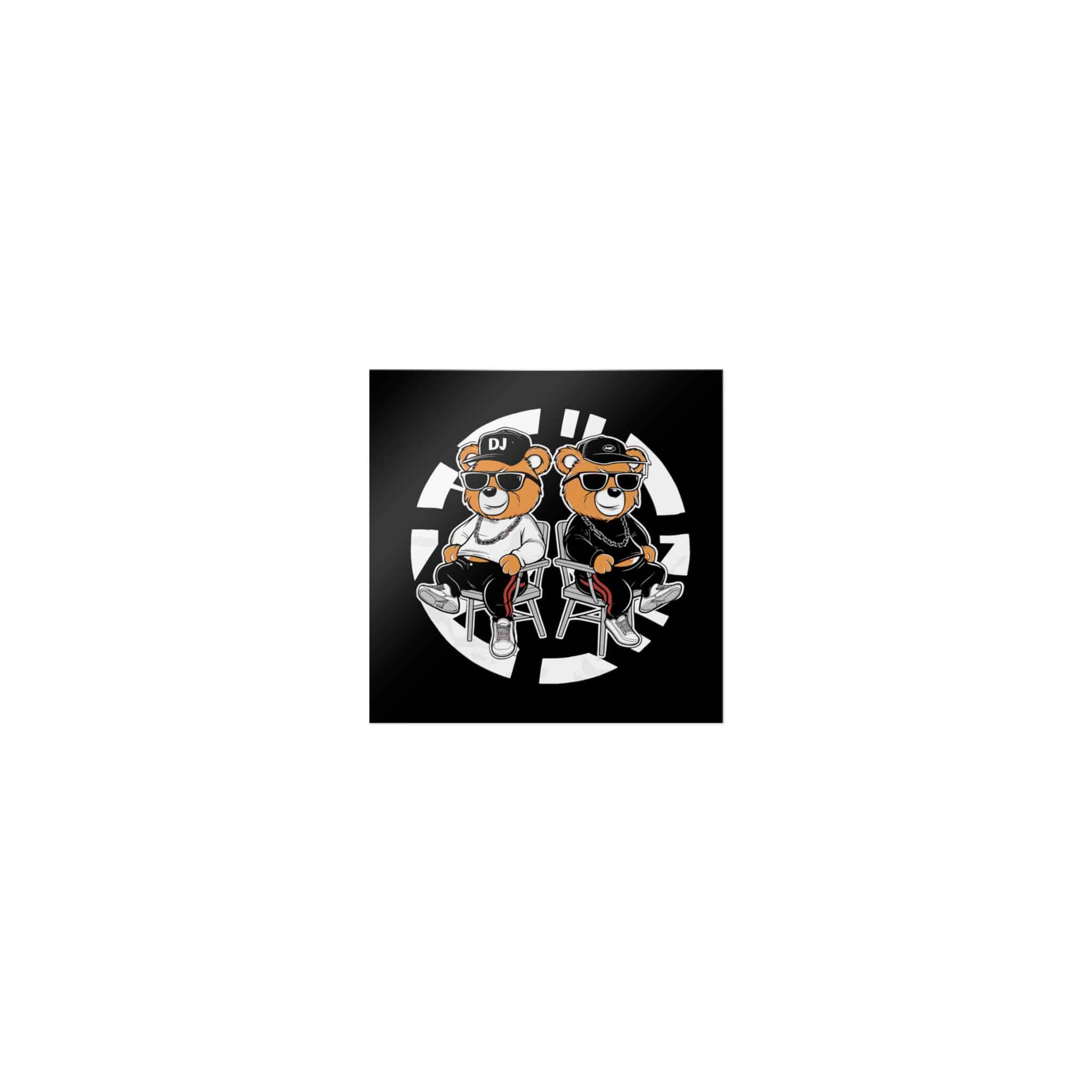 Funny Bear Cartoon T Shirt Design Die Cut Stickers Dtf - Image 17