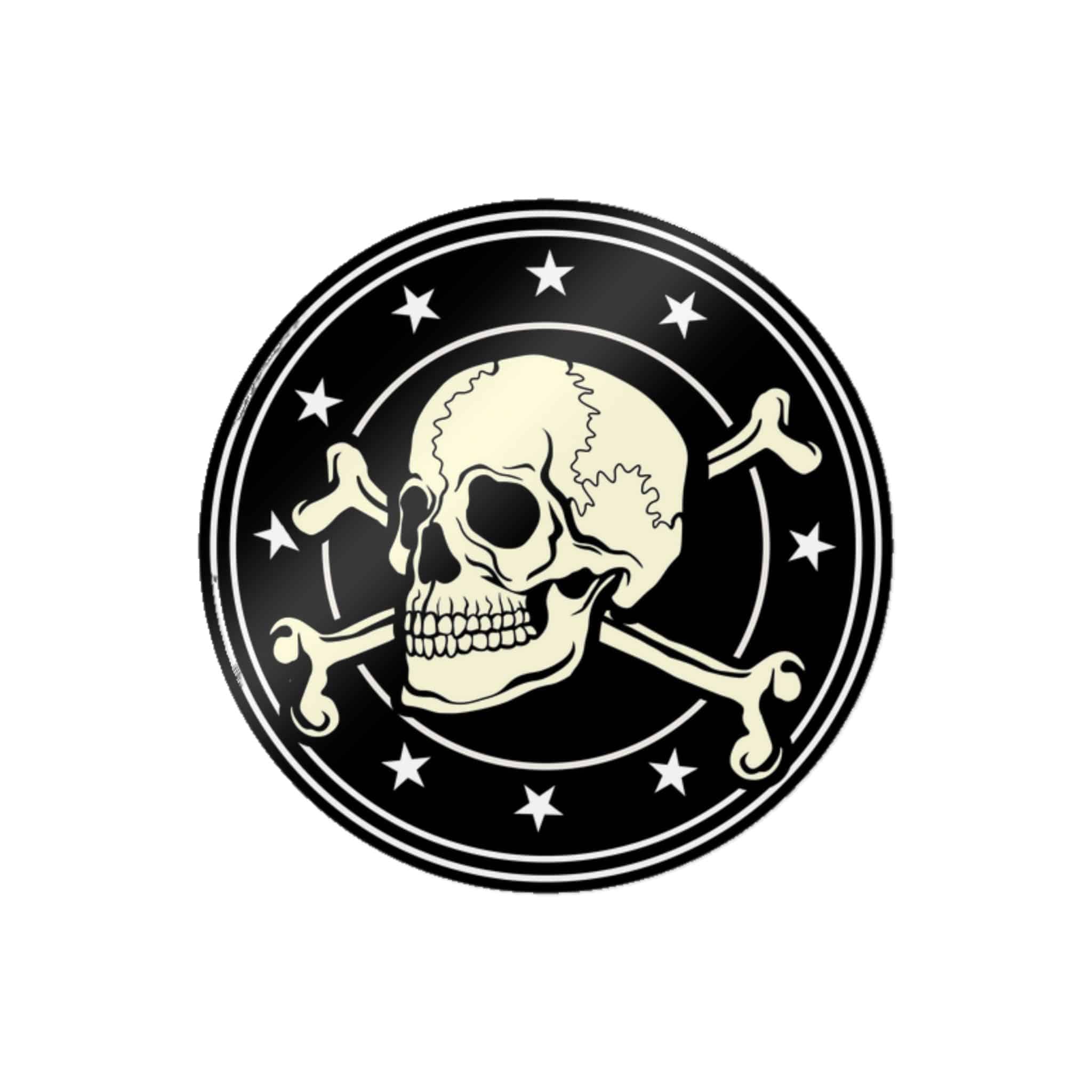 Signo Militar Calavera Grunge Diseno Vintage Camisetas Die Cut Stickers Dtf