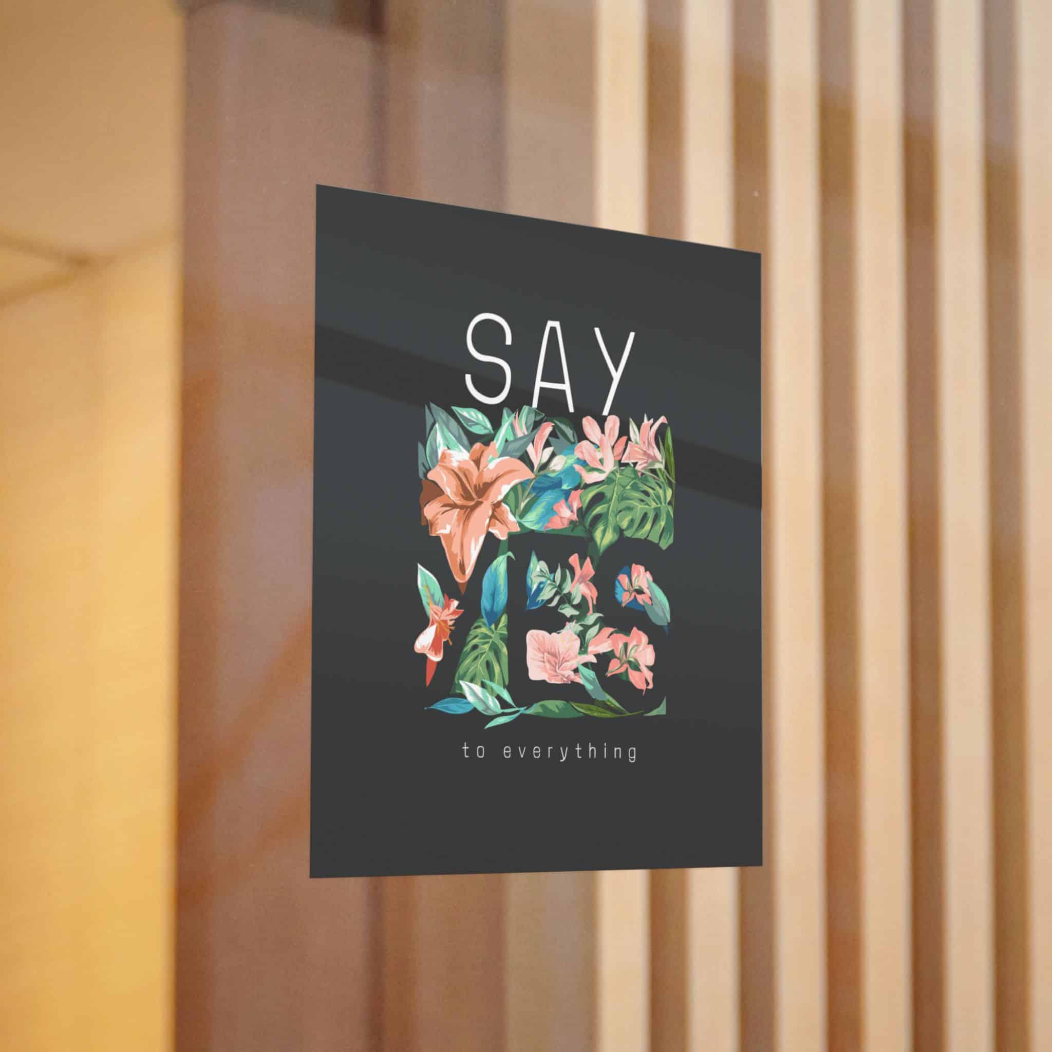 Say Yes Die Cut Stickers Dtf - Image 12