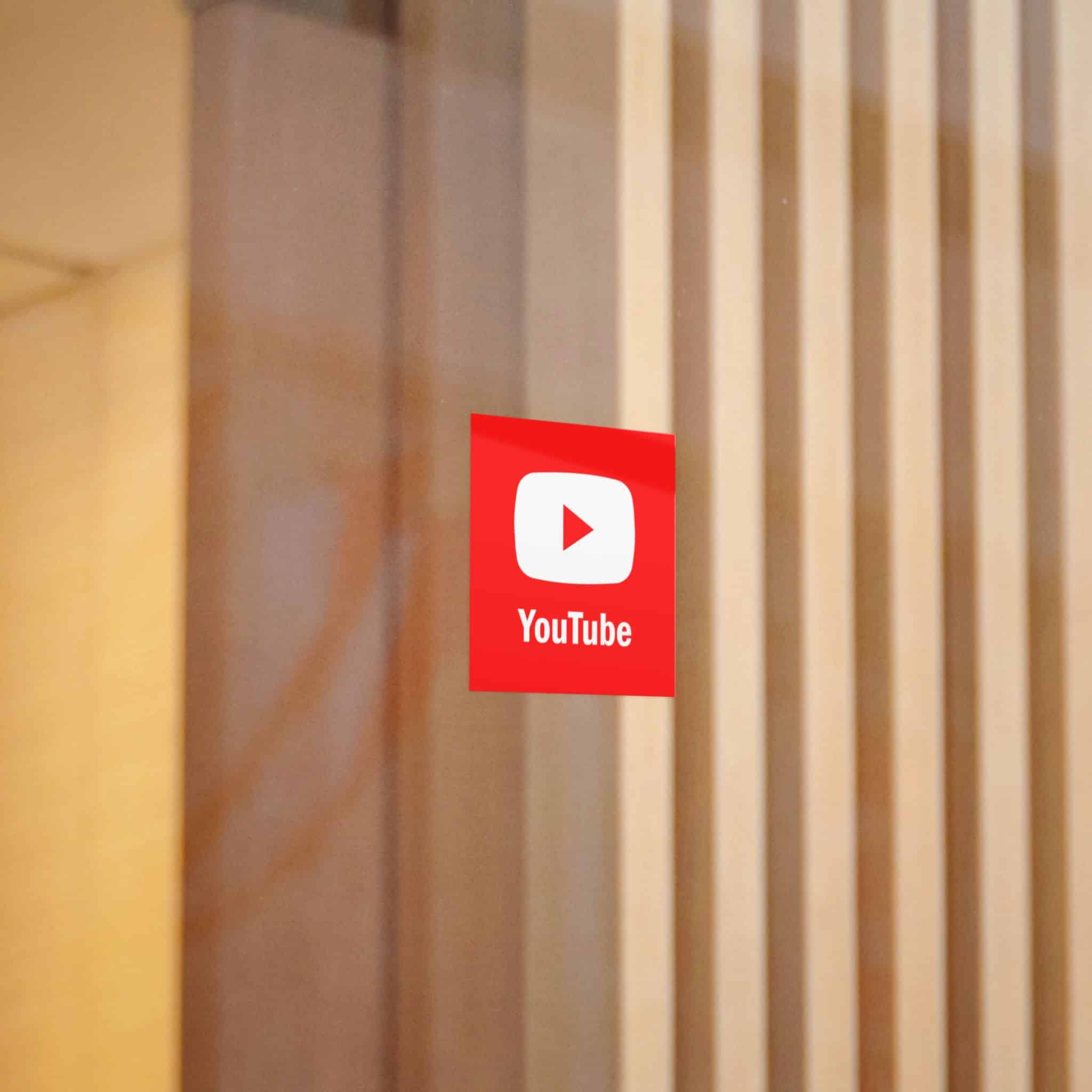 Youtube Die Cut Stickers Dtf - Image 8