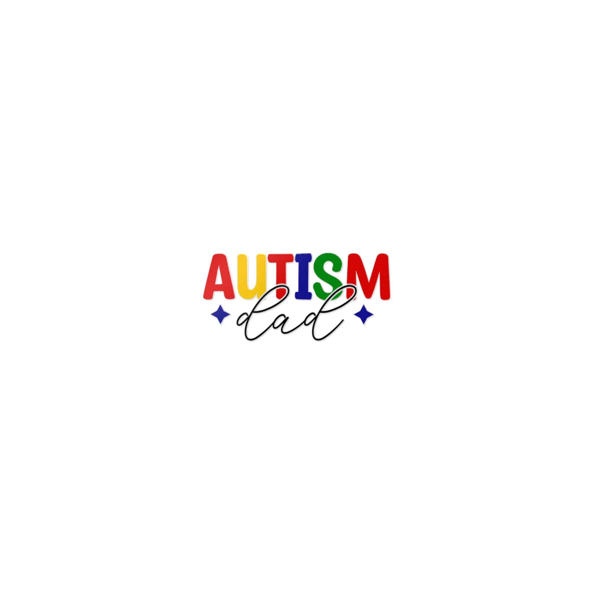Autism Dad Die Cut Stickers Dtf - Image 7