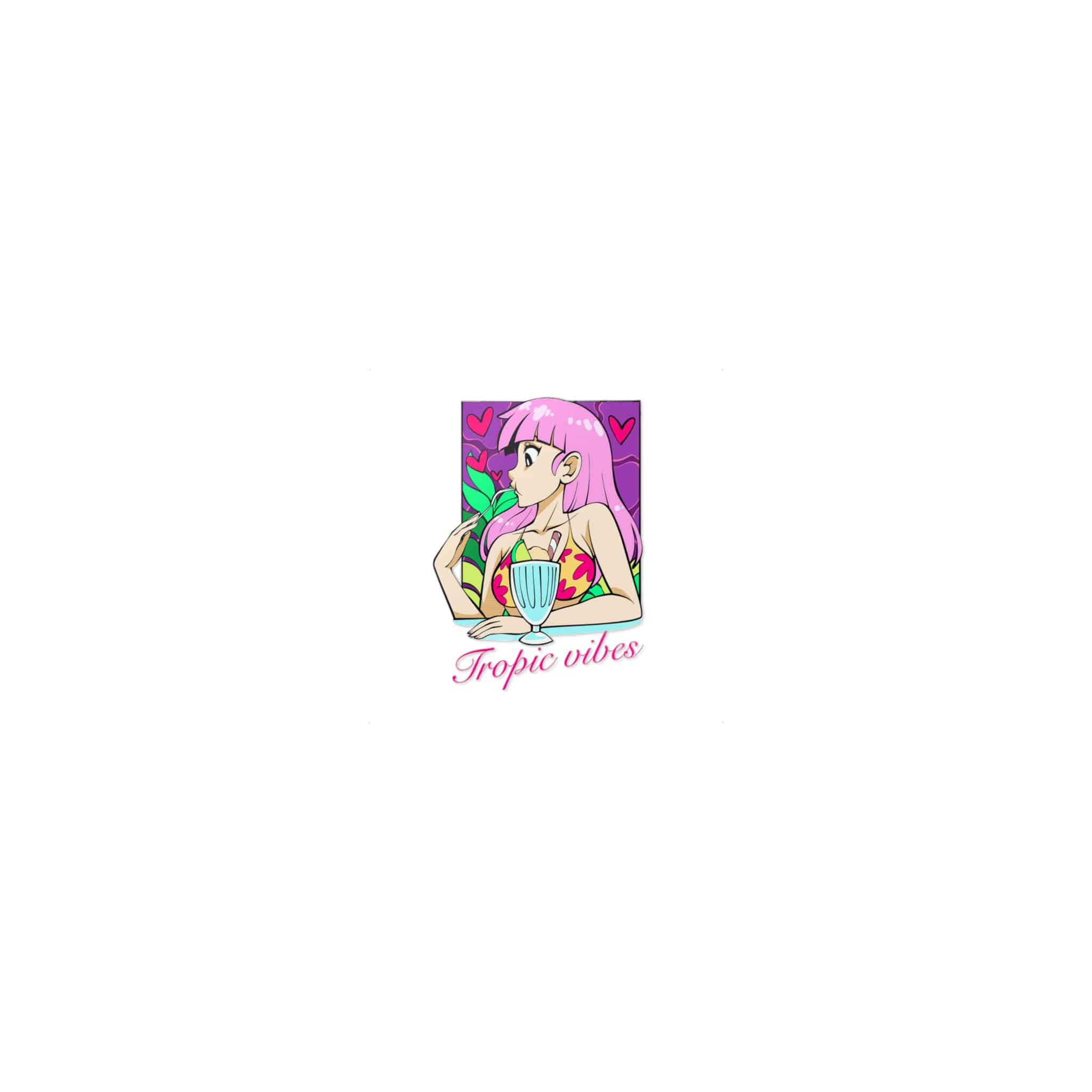 Tropic Vibes Die Cut Stickers Dtf - Image 17