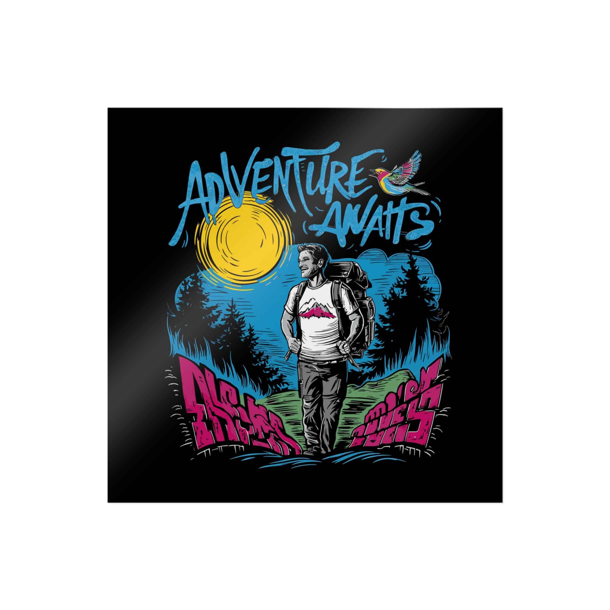 Adventure Awaits Die Cut Stickers Dtf - Image 13