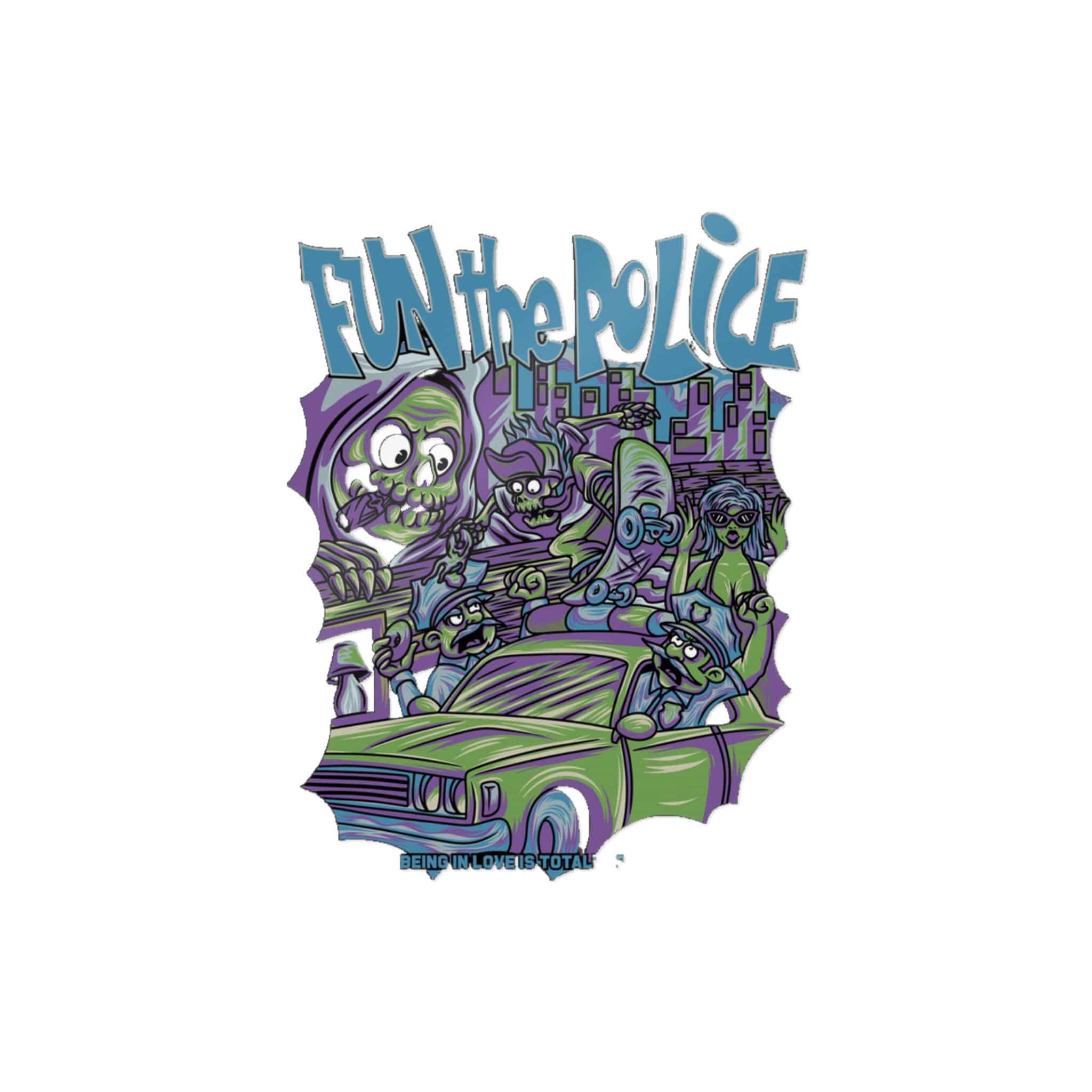 Rebel Skate With Text Illustration Die Cut Stickers Dtf - Image 3