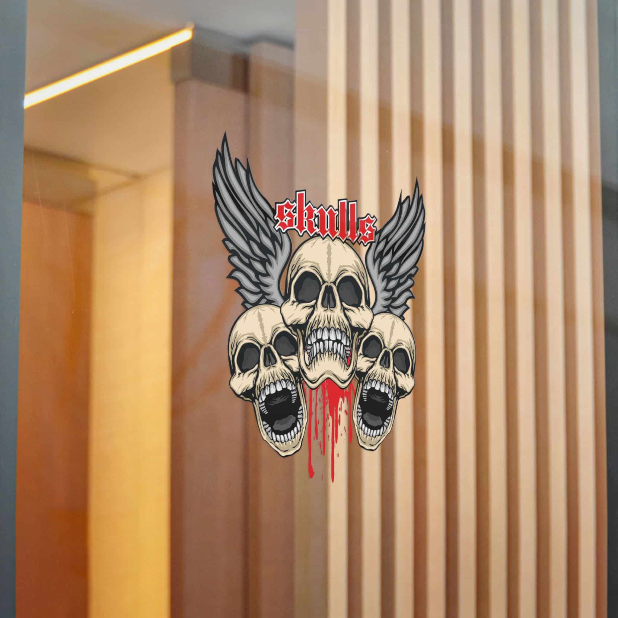 Gothic Sign With Skull Grunge Vintage Design T Shirts (17) Die Cut Stickers Dtf - Image 22