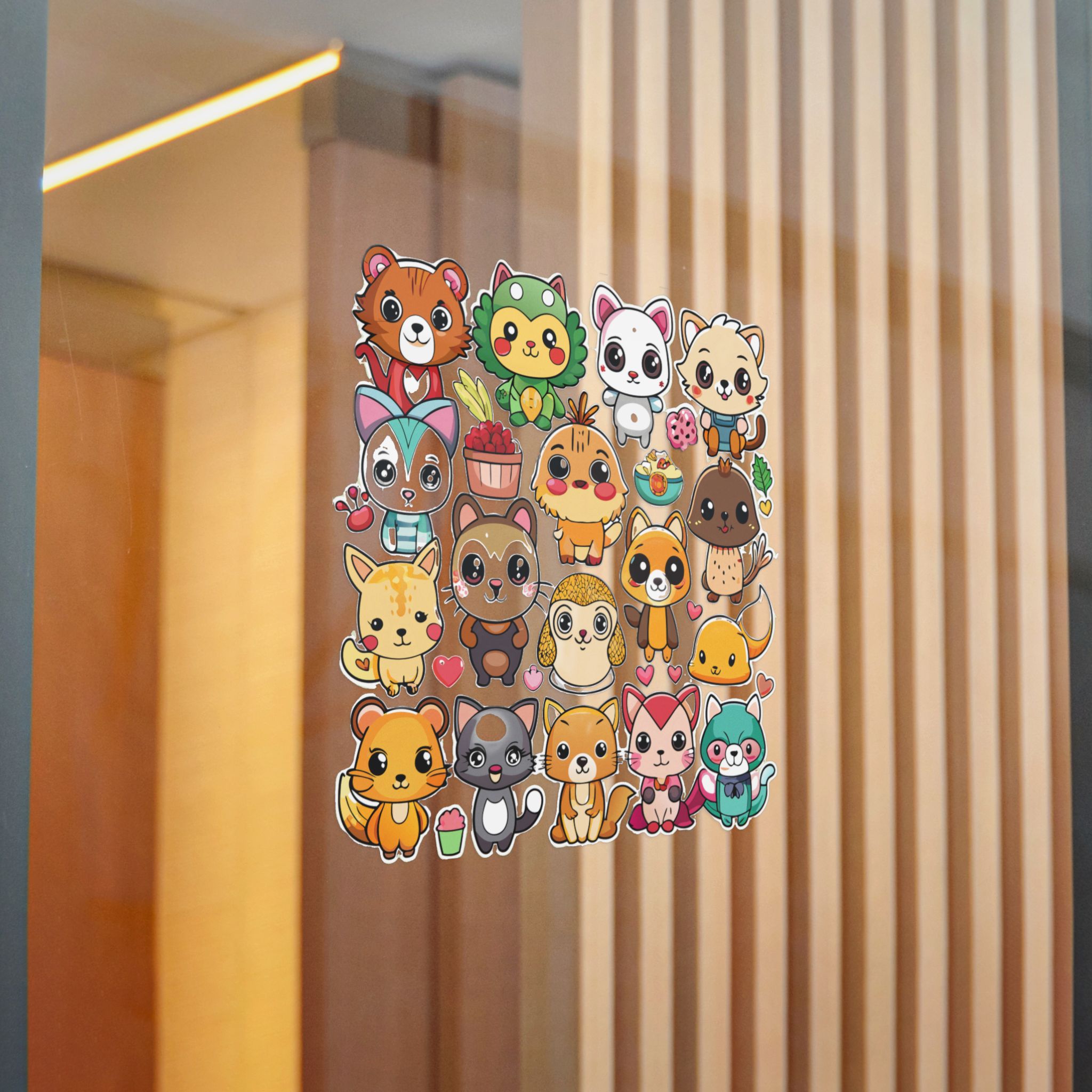 Cute Cartoon Animals With Different Expressions and Poses Die Cut Stickers Dtf - Image 22