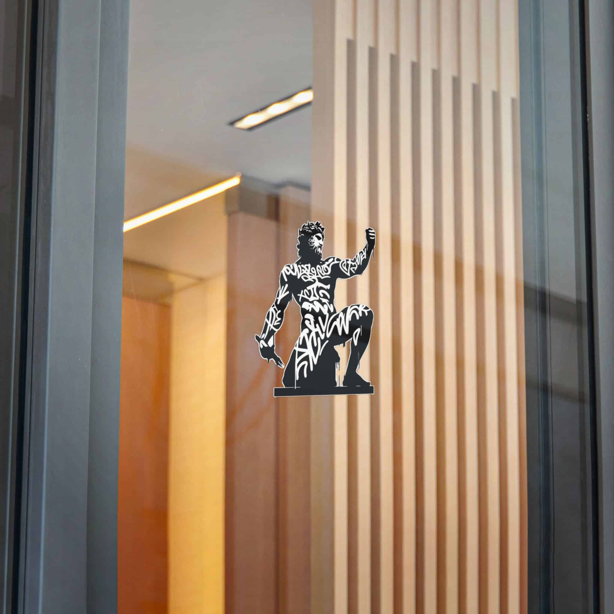 Poseidon Deity Mythology Silhouette Deity Graffiti Tag Hip Hop Street Art Typography (1) Die Cut Stickers Dtf - Image 26