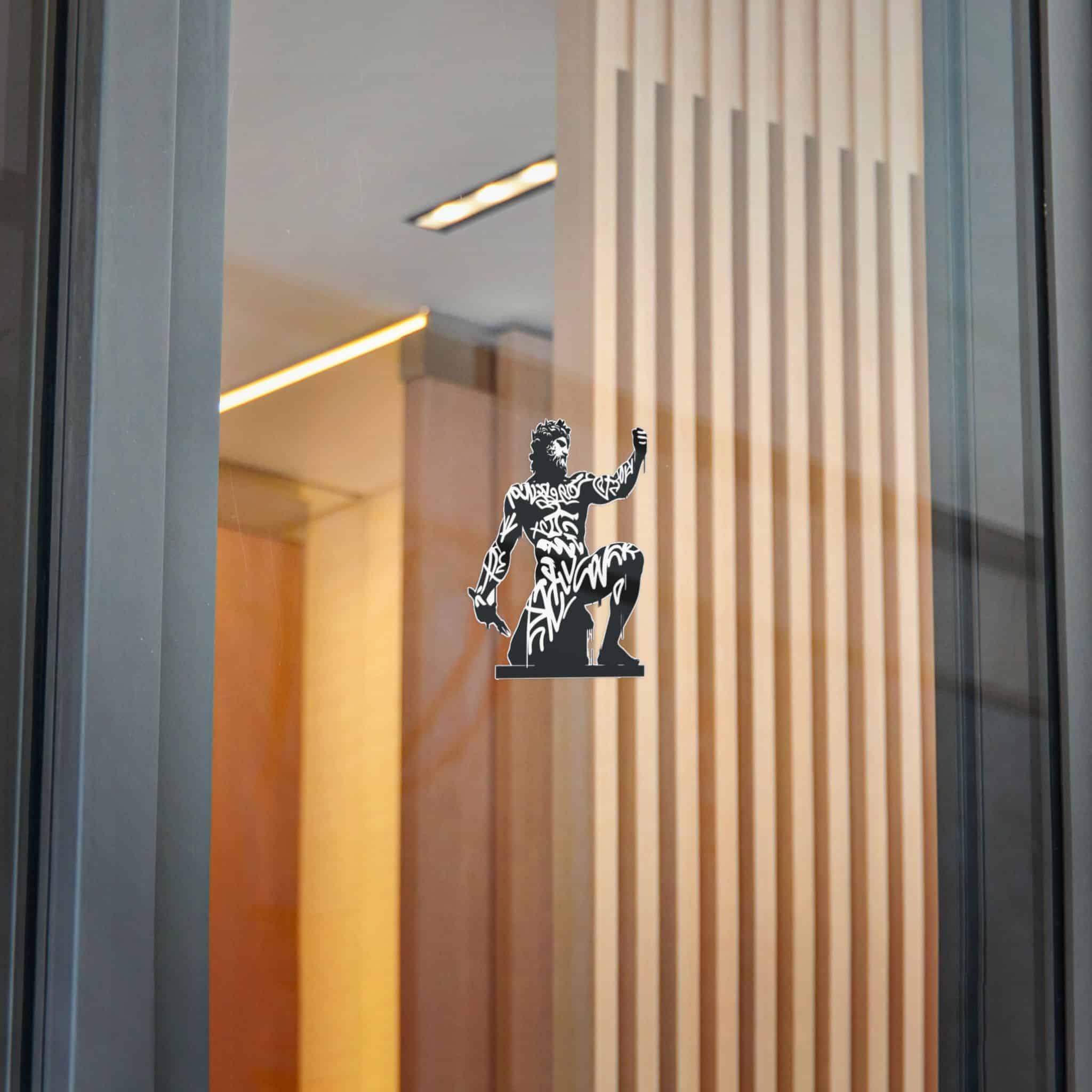 Poseidon Deity Mythology Silhouette Deity Graffiti Tag Hip Hop Street Art Typography (1) Die Cut Stickers Dtf - Image 24