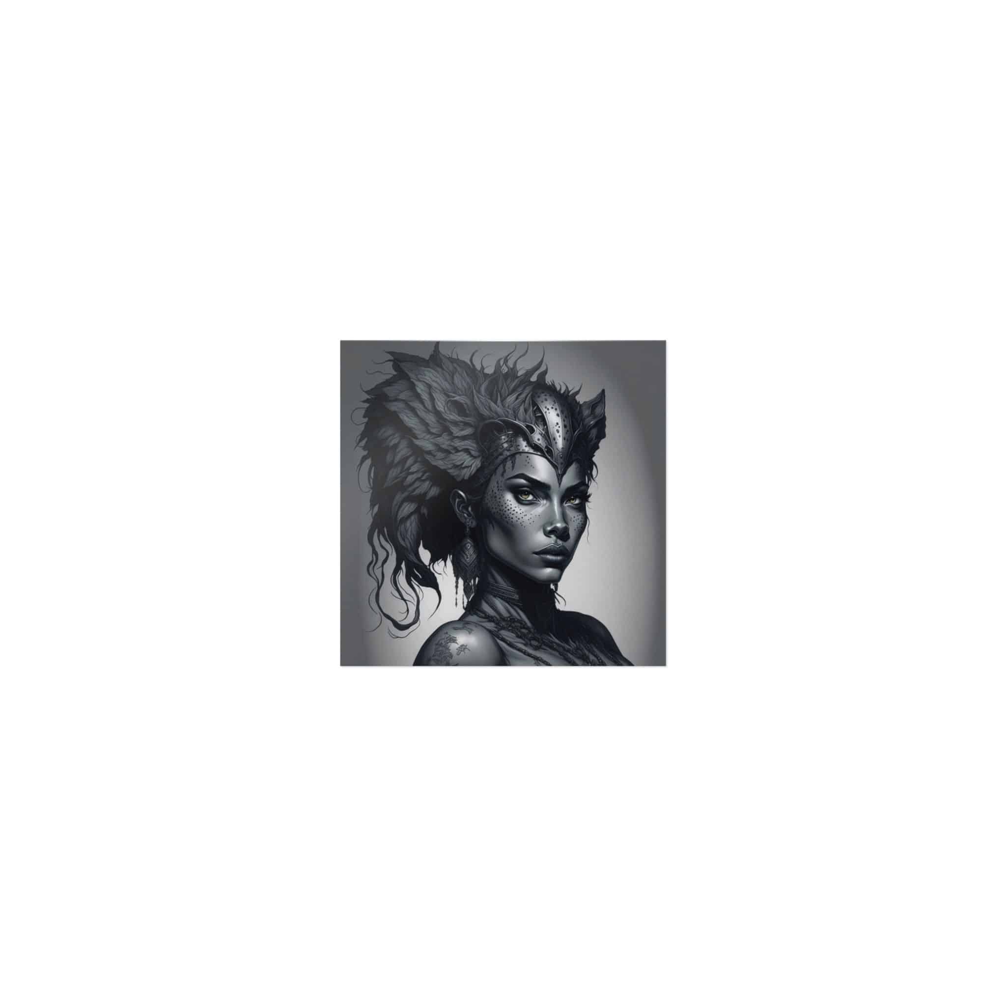 Human Cheetah Queen Die Cut Stickers Dtf - Image 17