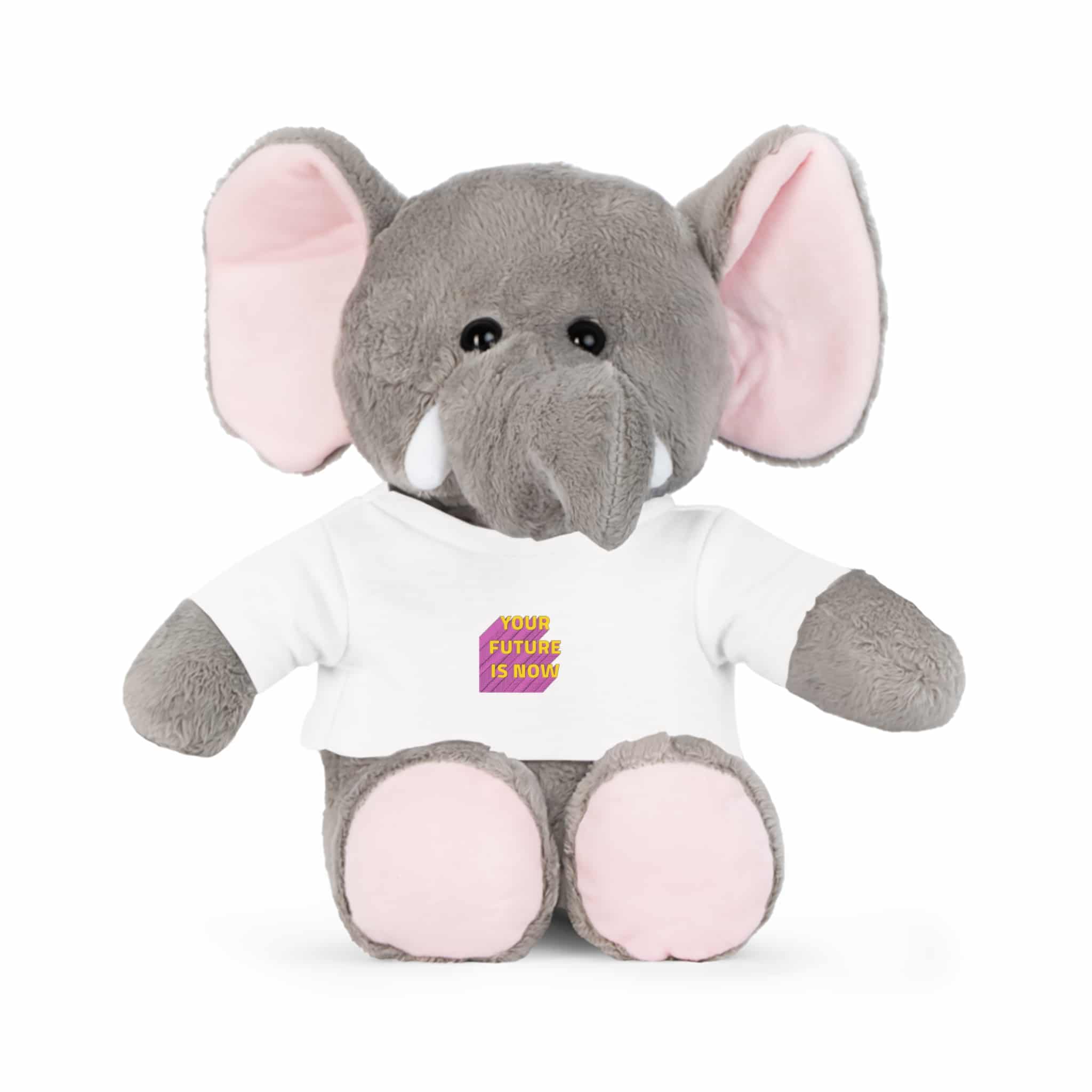 Your Future Is Now Layered Text Png Typography Retro Word Plush Toy With T Shirt - Image 7