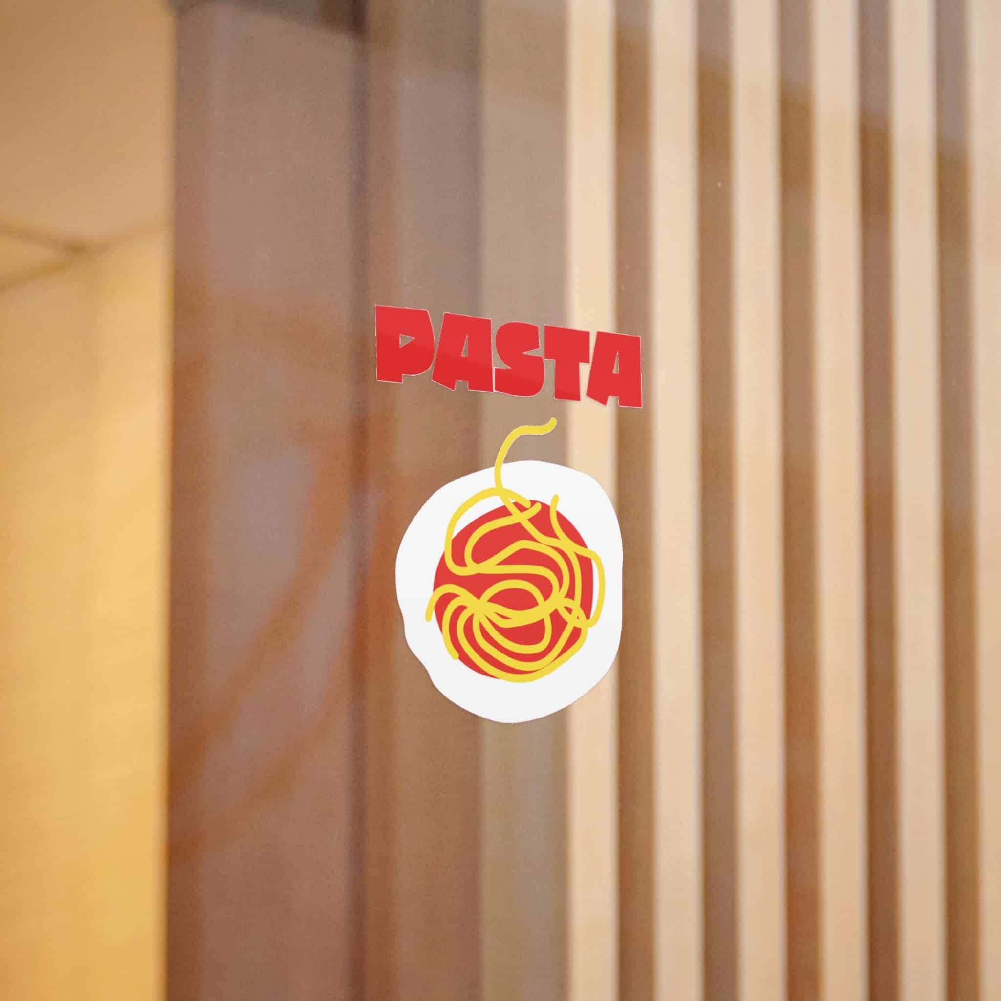 Pasta Copia Die Cut Stickers Dtf - Image 6