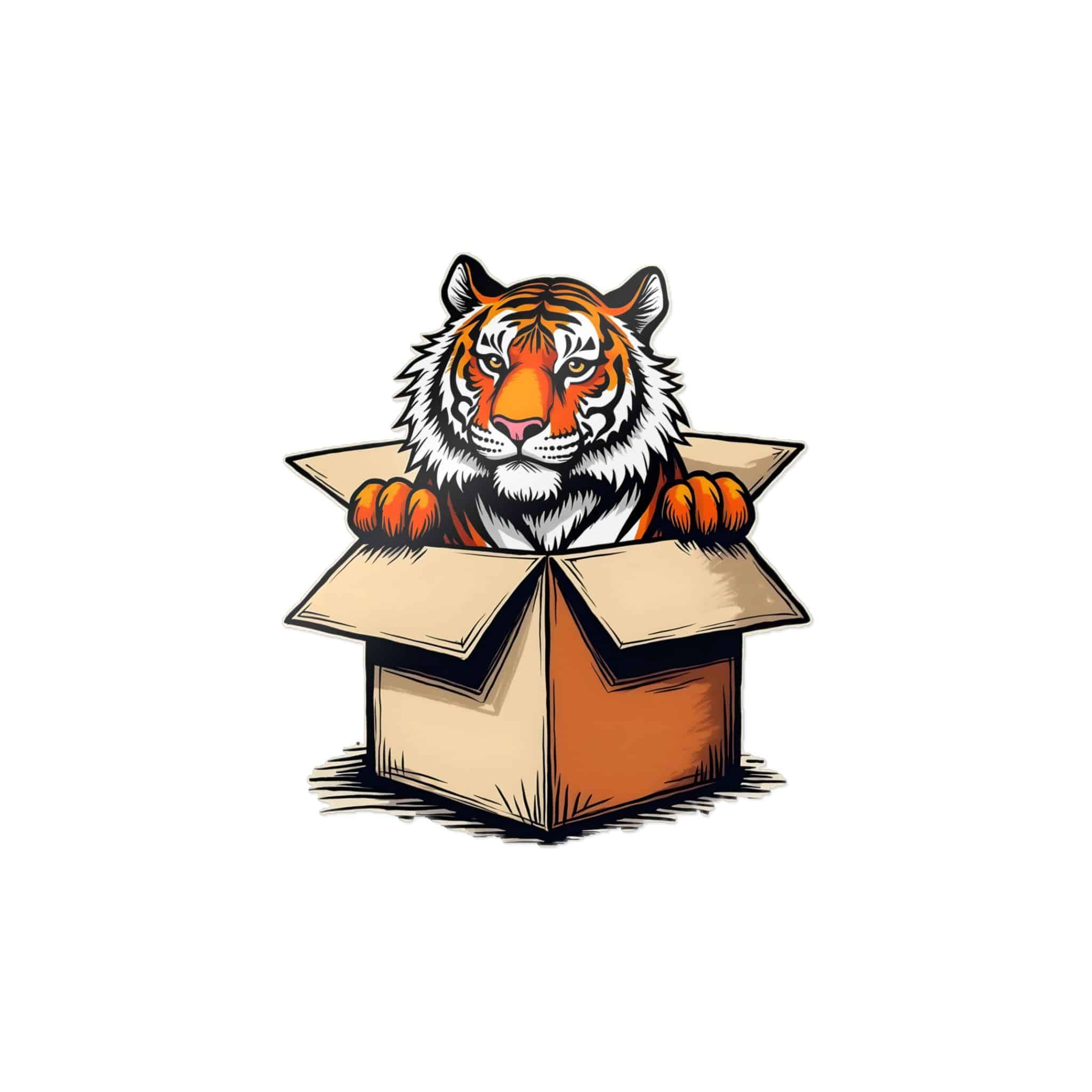 Tiger 2 Die Cut Stickers Dtf - Image 11