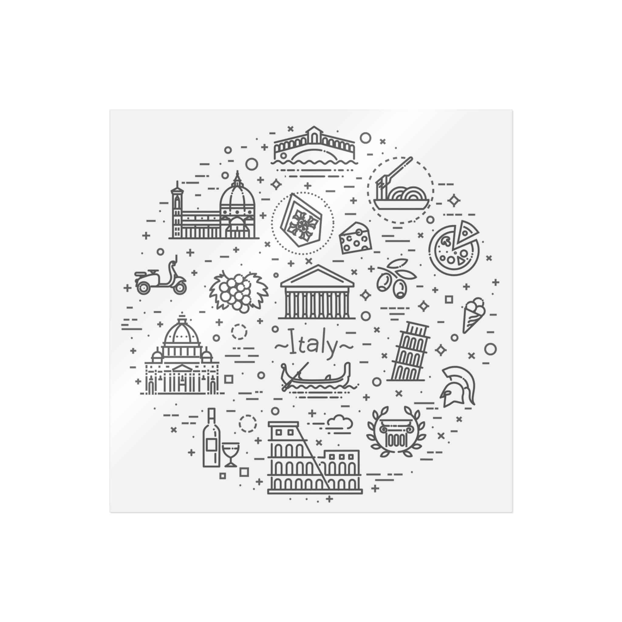 Italy Die Cut Stickers Dtf - Image 11