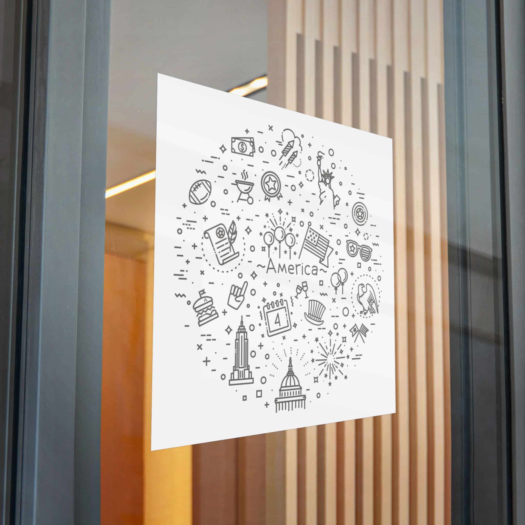 Independence Die Cut Stickers Dtf - Image 32