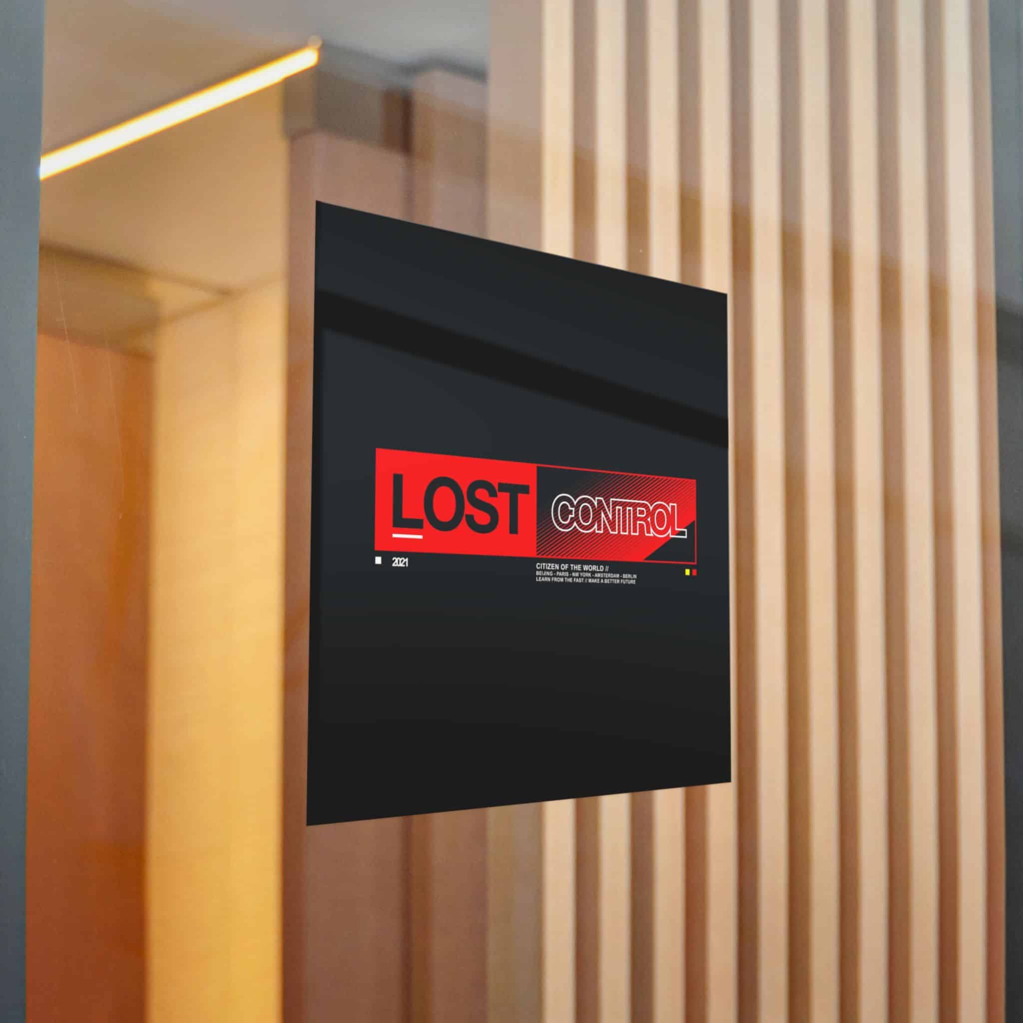 Lost Control Simple Vintage Fashion Die Cut Stickers Dtf - Image 22