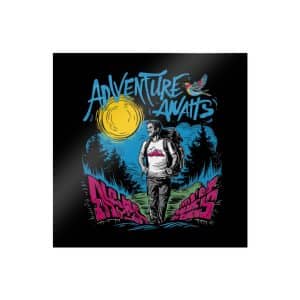 Adventure Awaits Die Cut Stickers Dtf