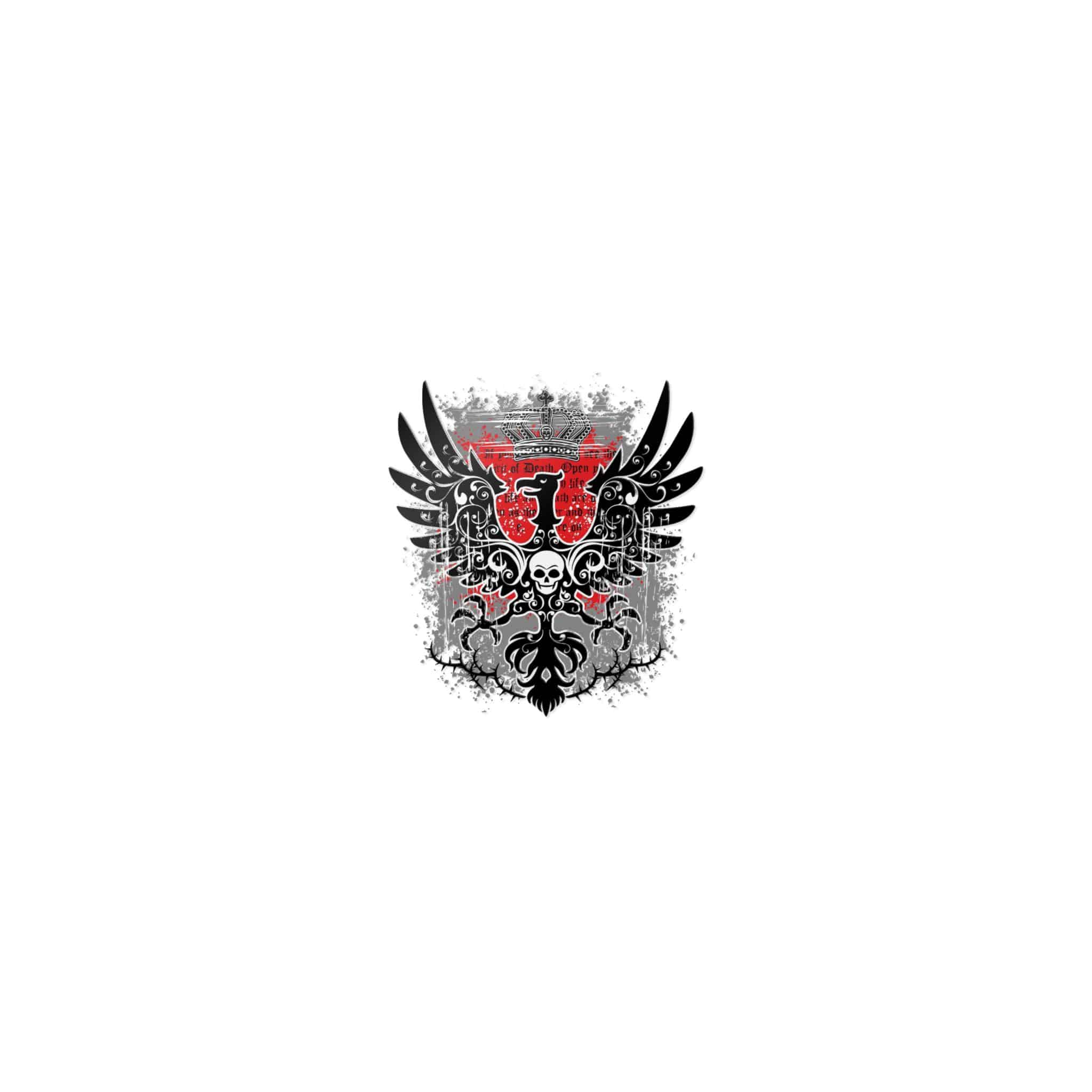 Gothic Sign With Eagle Skull Grunge Vintage Design T Shirts Die Cut Stickers Dtf - Image 17