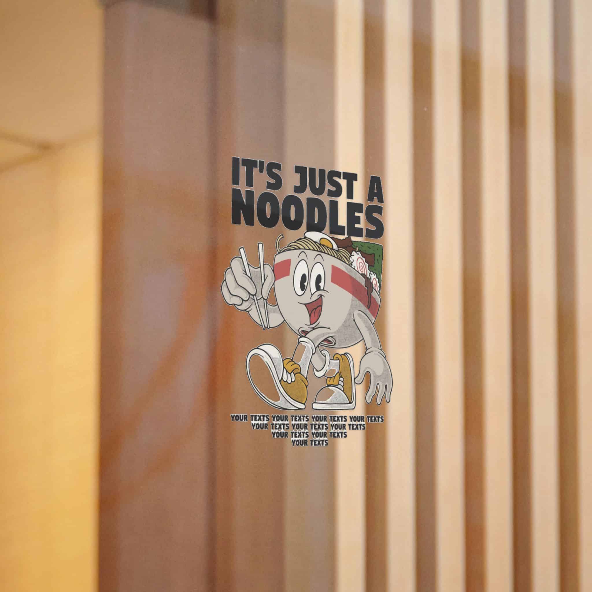 Quirky Ramen Bowl Retro Cartoon Mascot Die Cut Stickers Dtf - Image 12