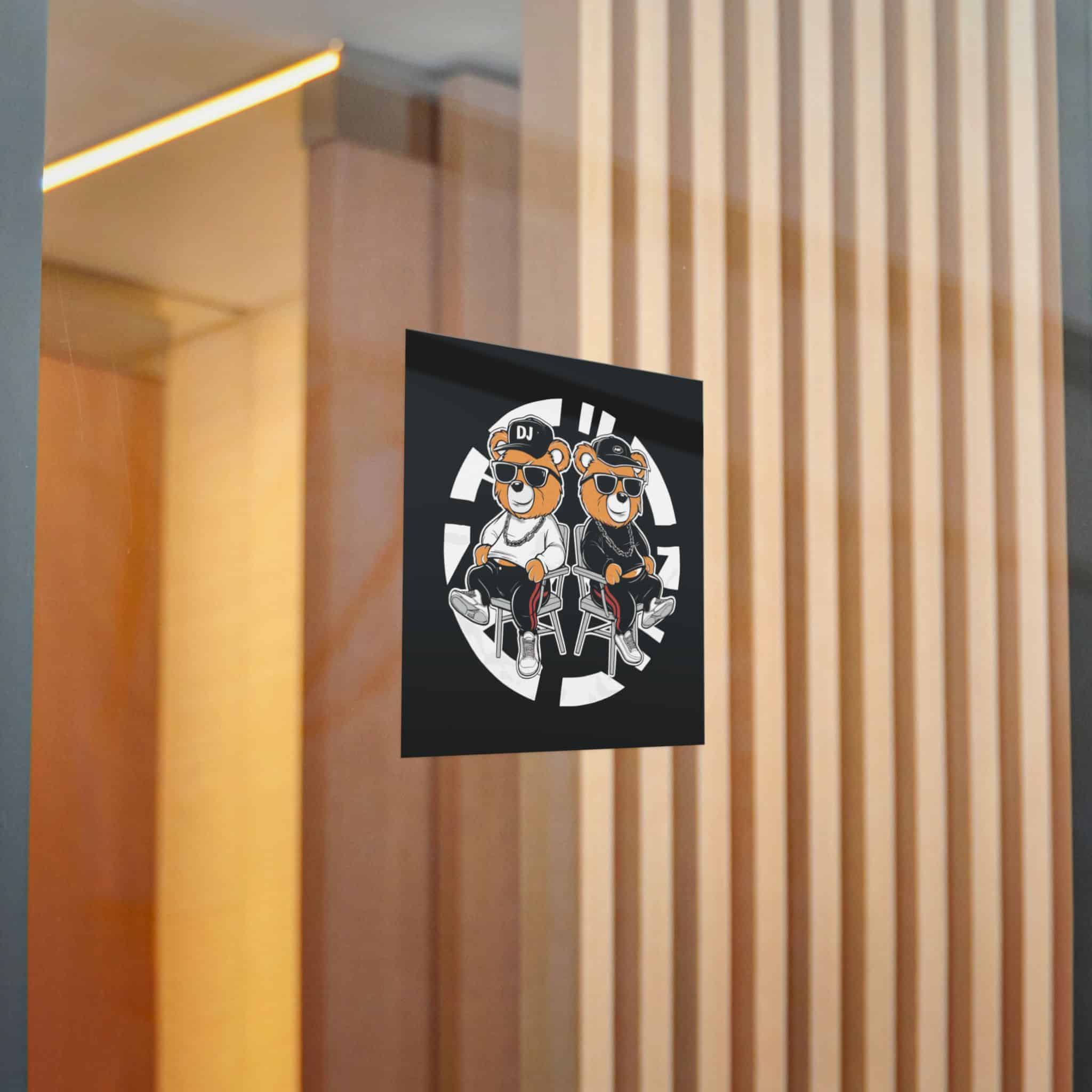 Funny Bear Cartoon T Shirt Design Die Cut Stickers Dtf - Image 14