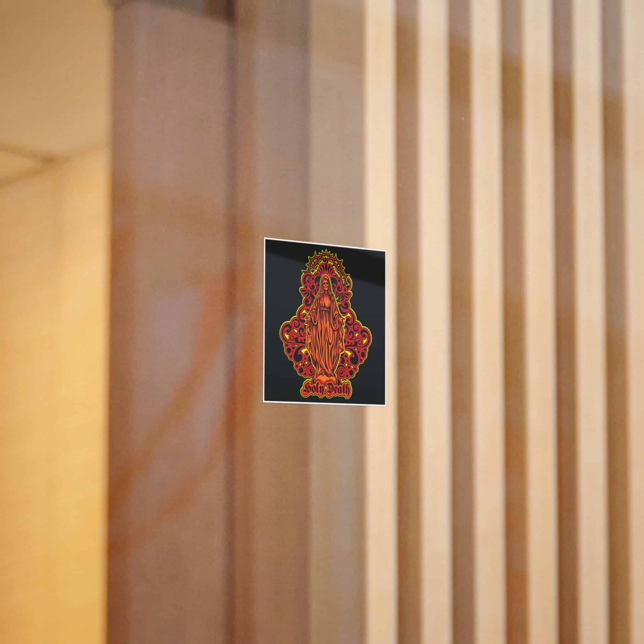 Santa Muerte 31 Die Cut Stickers Dtf - Image 2