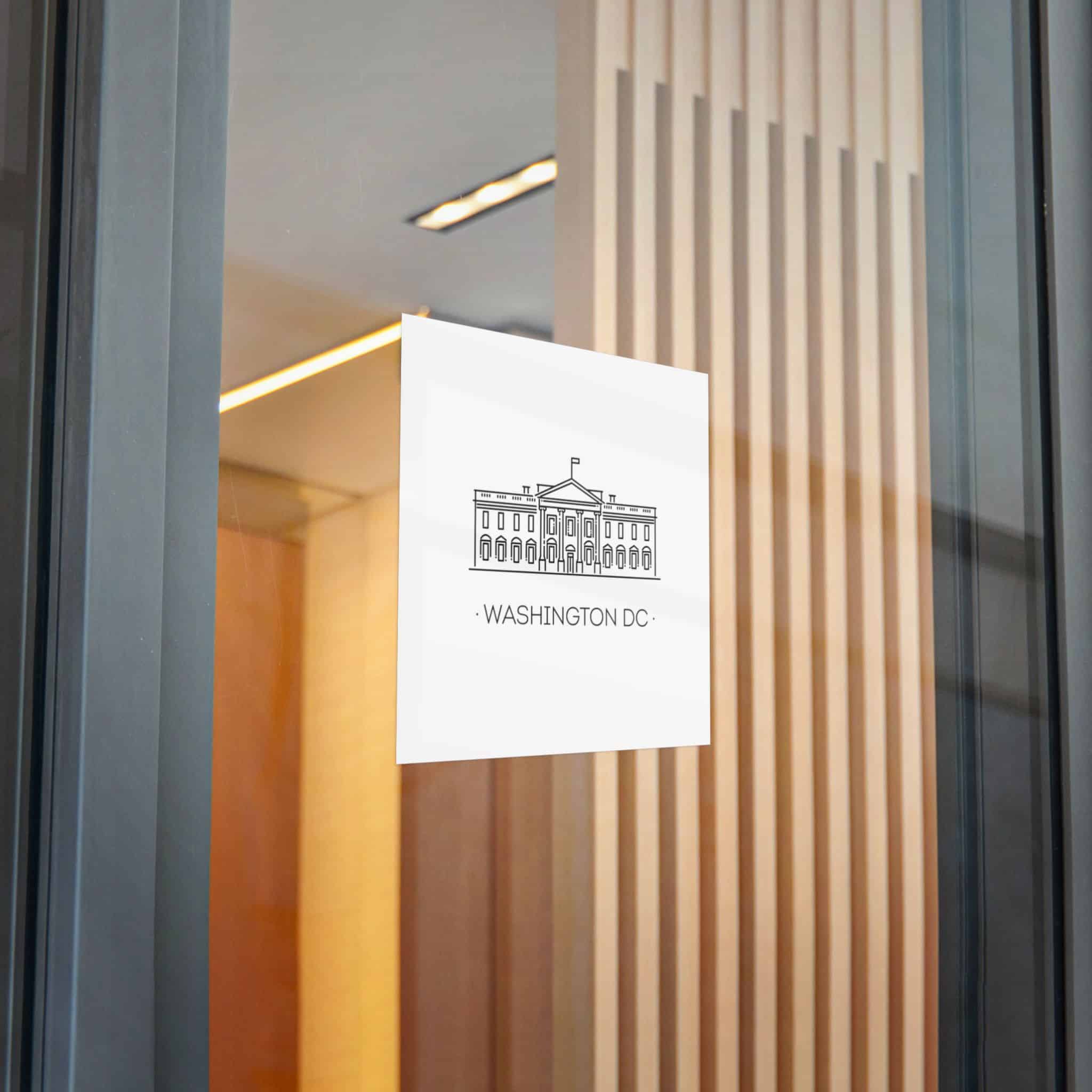 Washington Dc Die Cut Stickers Dtf - Image 26