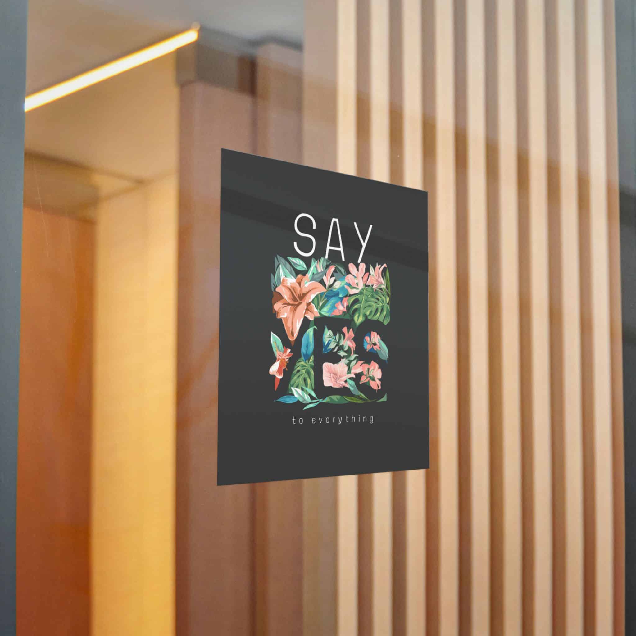 Say Yes Die Cut Stickers Dtf - Image 20