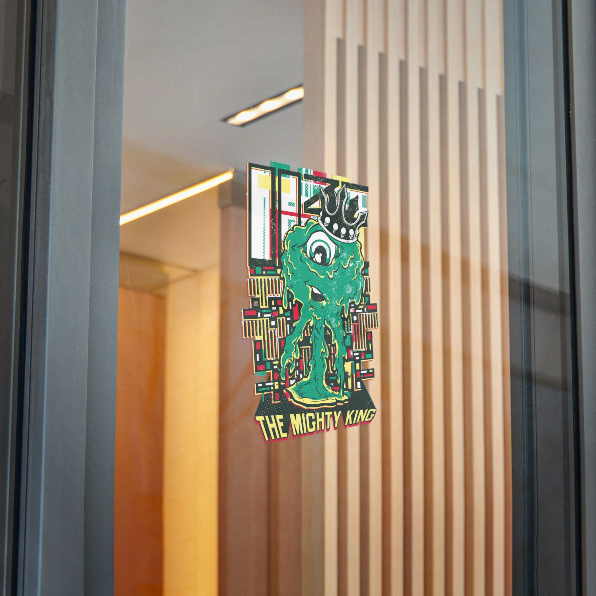 Cyclop Dripping Monster With Royal Crown Die Cut Stickers Dtf - Image 28
