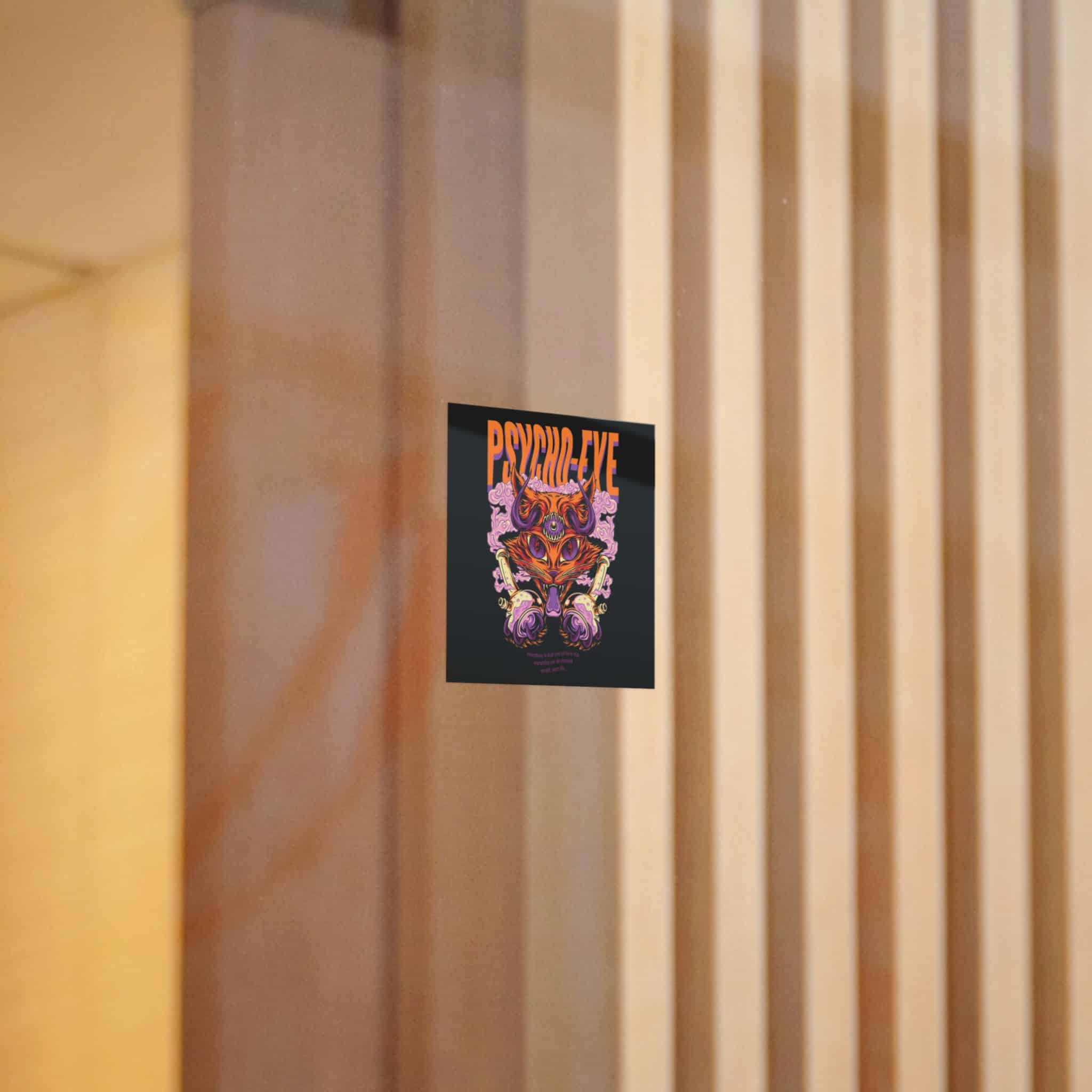 Psycho Eye Die Cut Stickers Dtf - Image 2