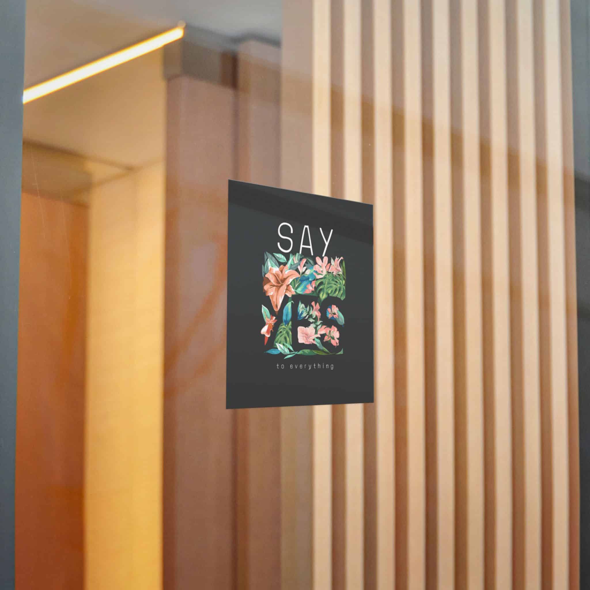 Say Yes Die Cut Stickers Dtf - Image 14