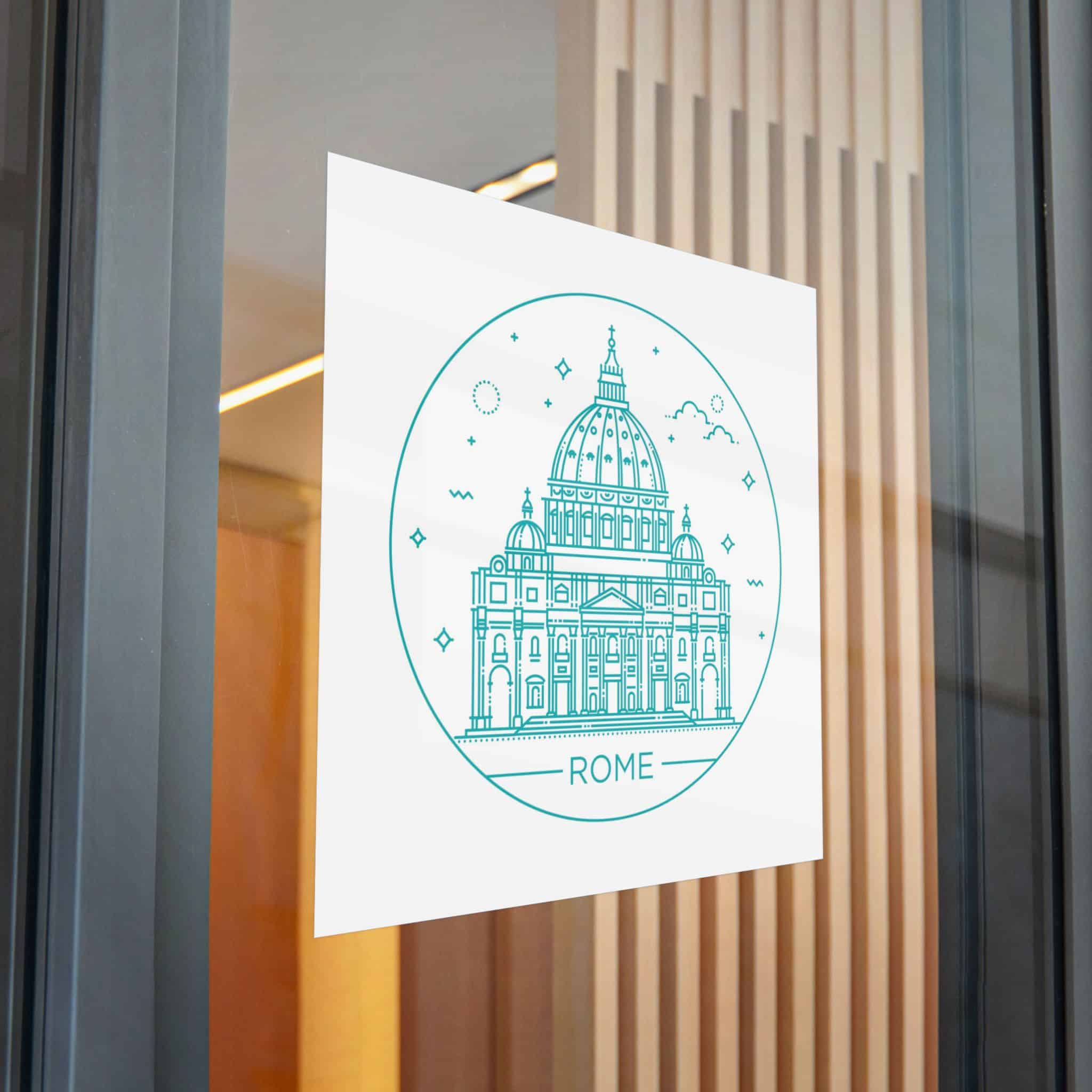 Roma Die Cut Stickers Dtf - Image 32