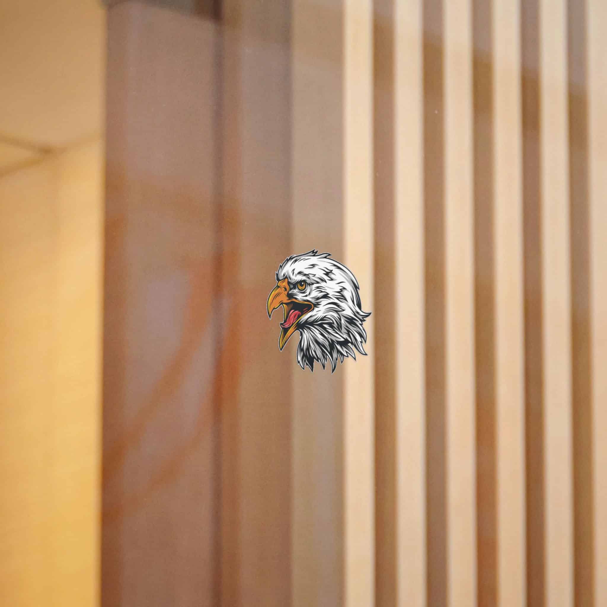 Vintage Eagle Head Mascot Die Cut Stickers Dtf - Image 8