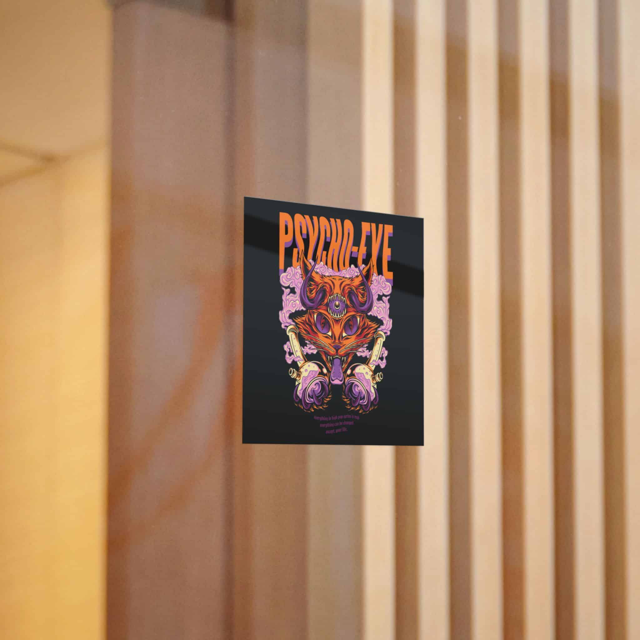 Psycho Eye Die Cut Stickers Dtf - Image 10