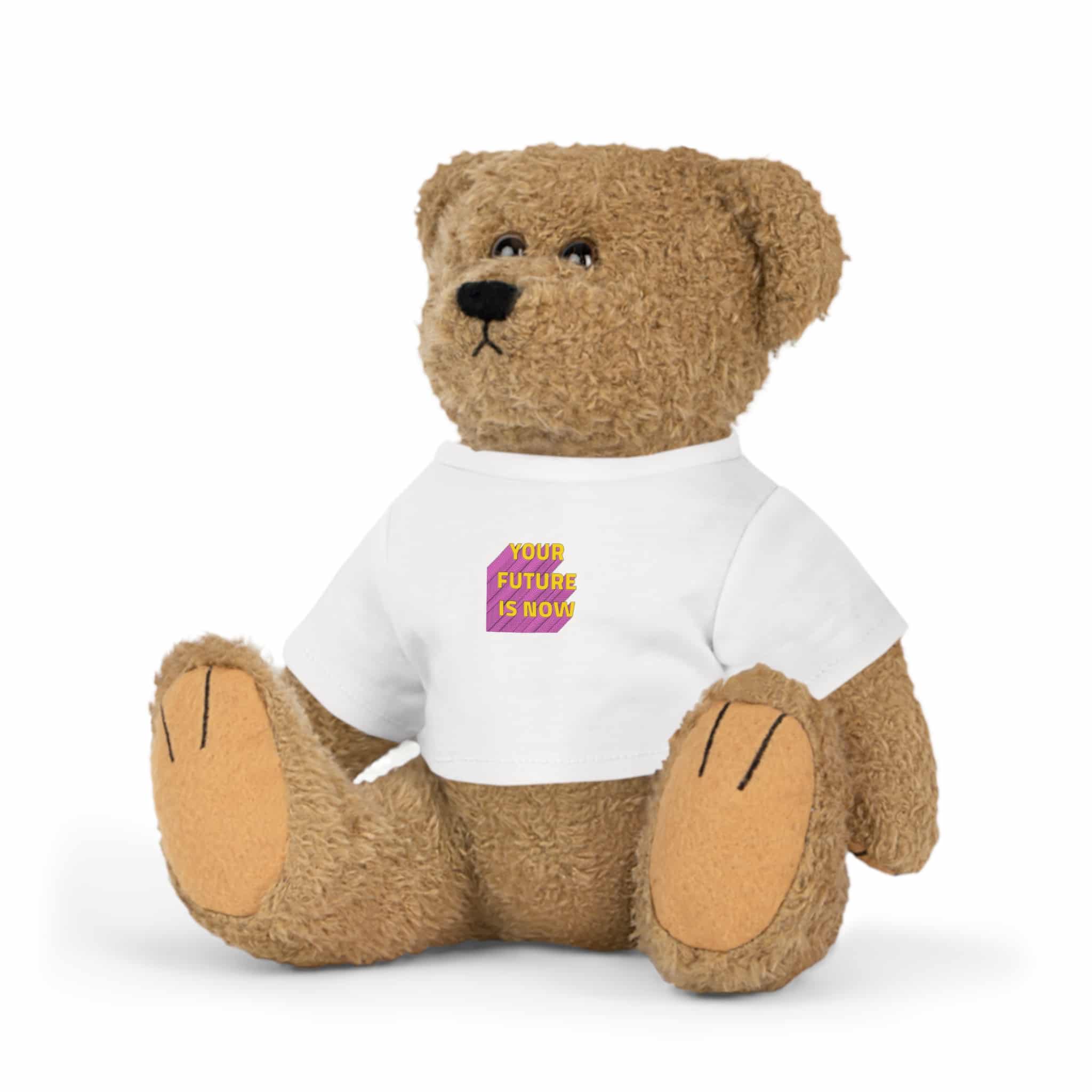 Your Future Is Now Layered Text Png Typography Retro Word Plush Toy With T Shirt - Image 2