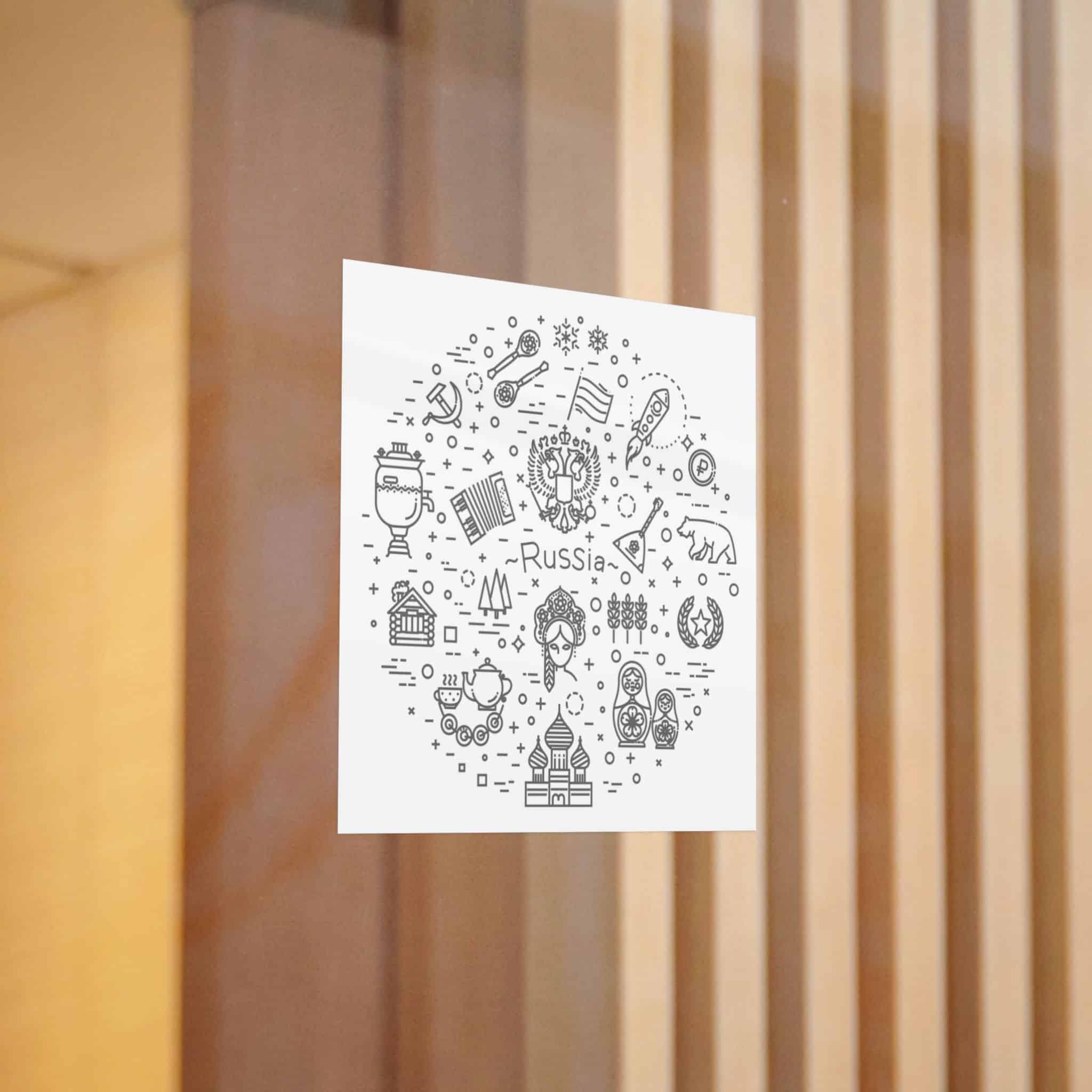 Russia Die Cut Stickers Dtf - Image 6