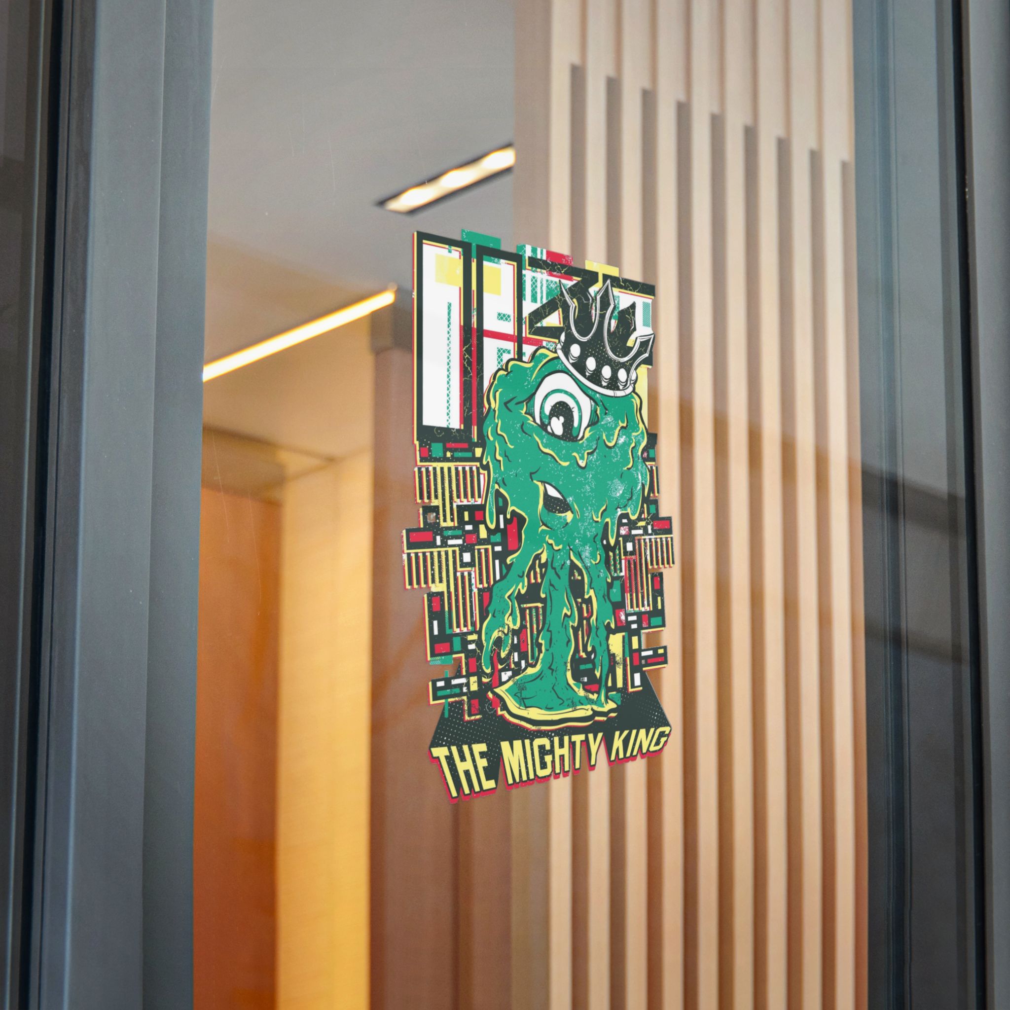 Cyclop Dripping Monster With Royal Crown Die Cut Stickers Dtf - Image 30