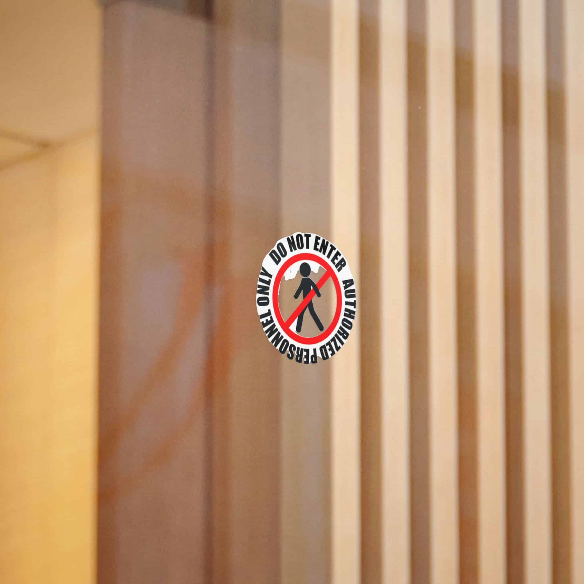 Authorized Personnel Die Cut Stickers Dtf - Image 8