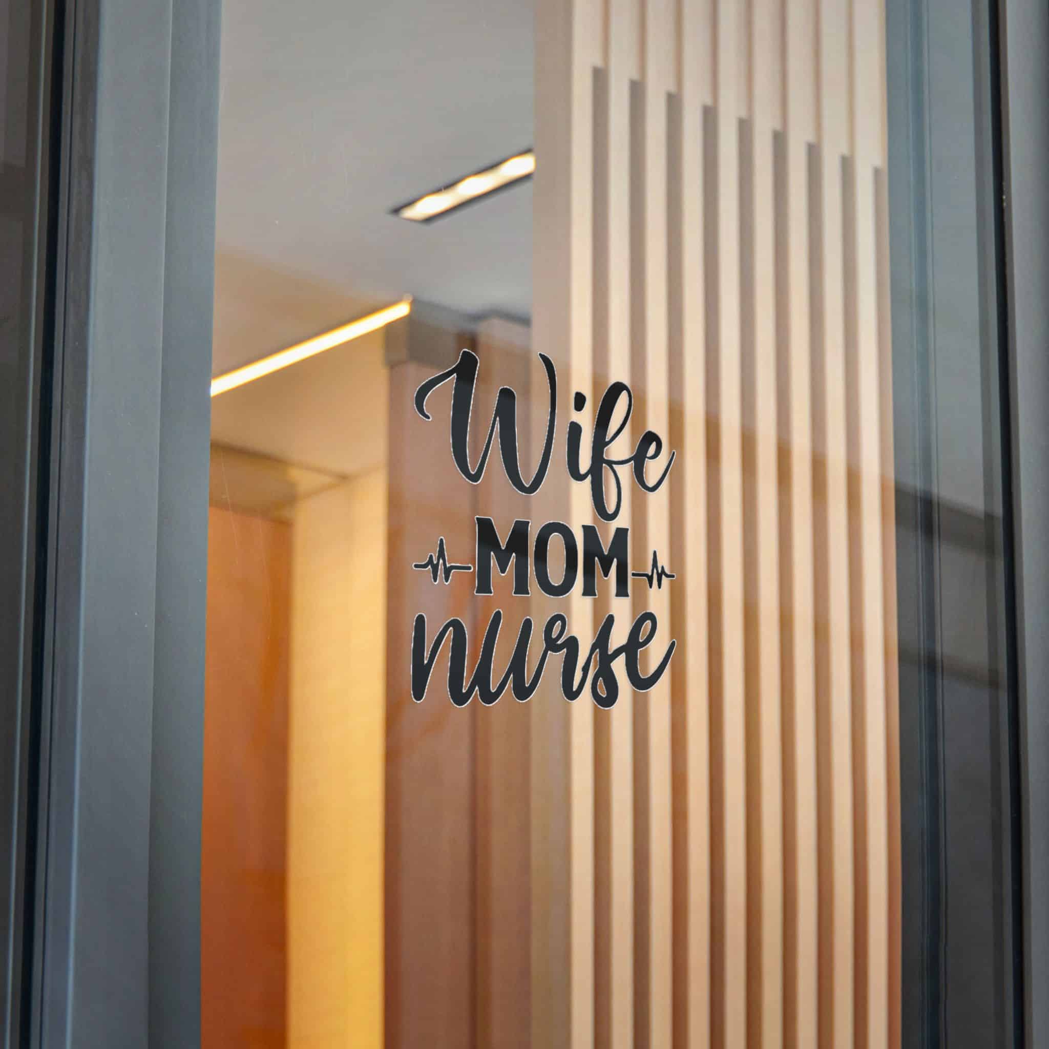 Wife Mom Nurse Die Cut Stickers Dtf - Image 28