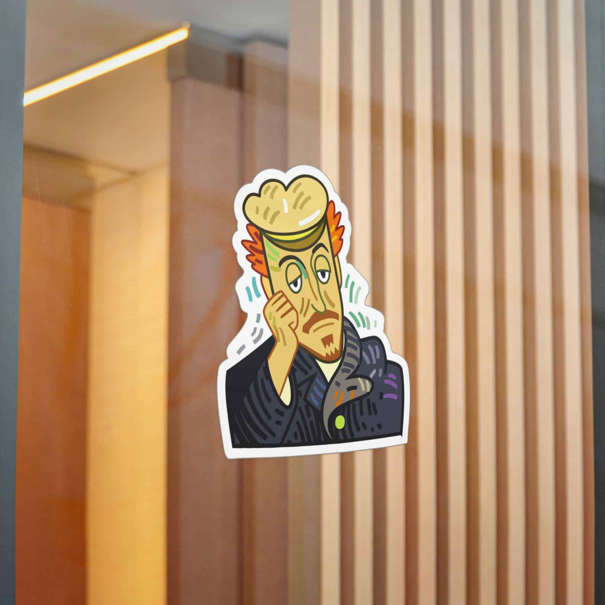 Weary Artist Portrait Die Cut Stickers Dtf - Image 22