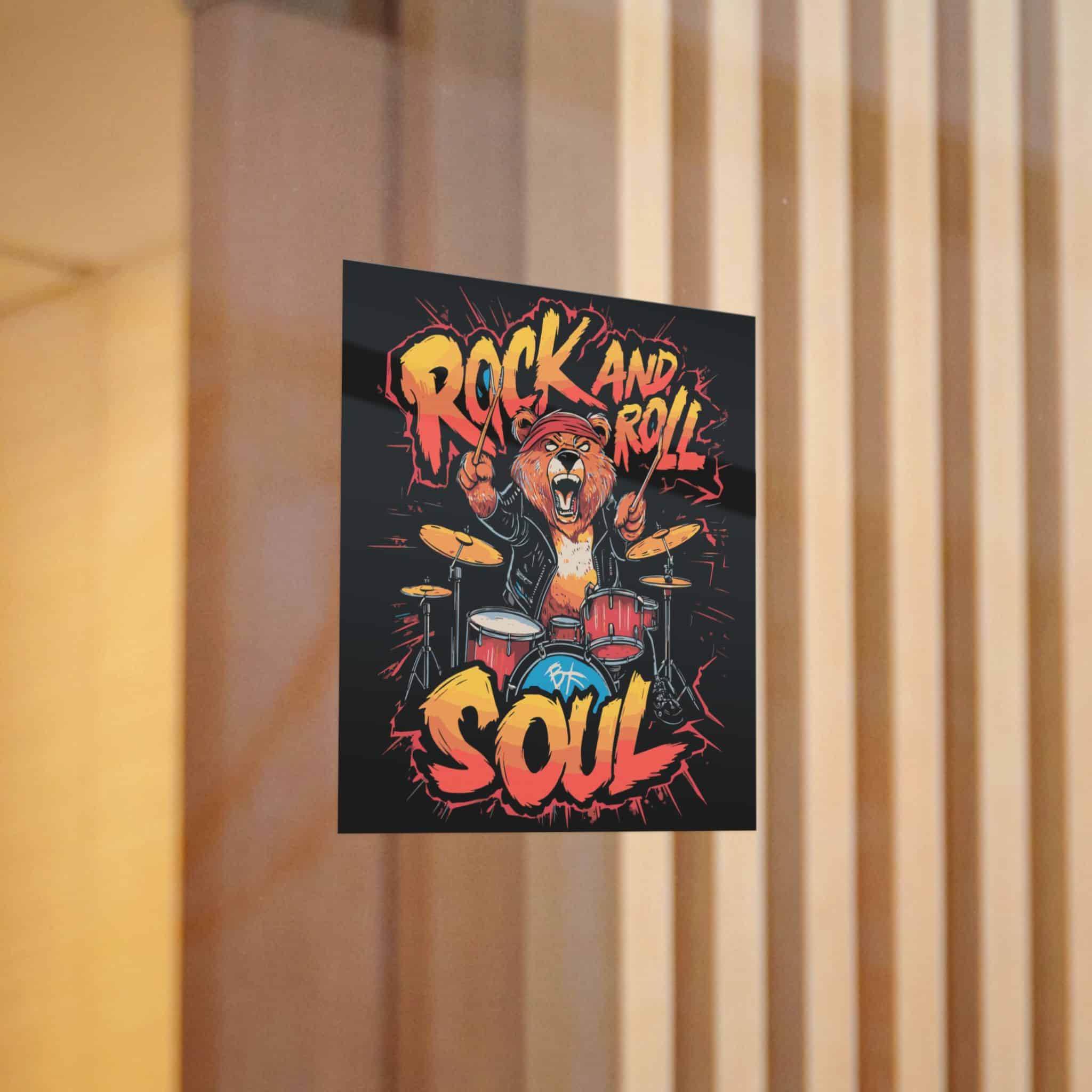 Rock and Roll Soul Die Cut Stickers Dtf - Image 6