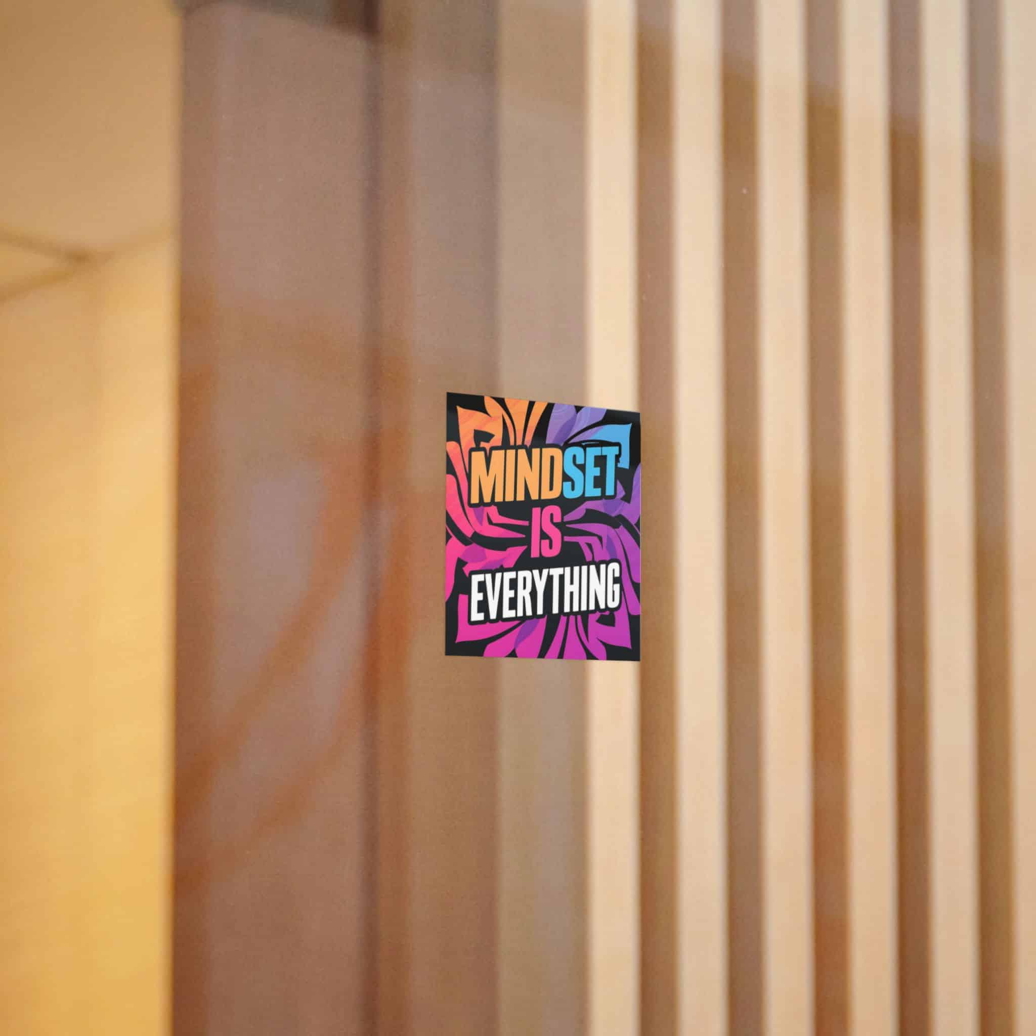 Mindset Is Everything 3 Die Cut Stickers Dtf - Image 8