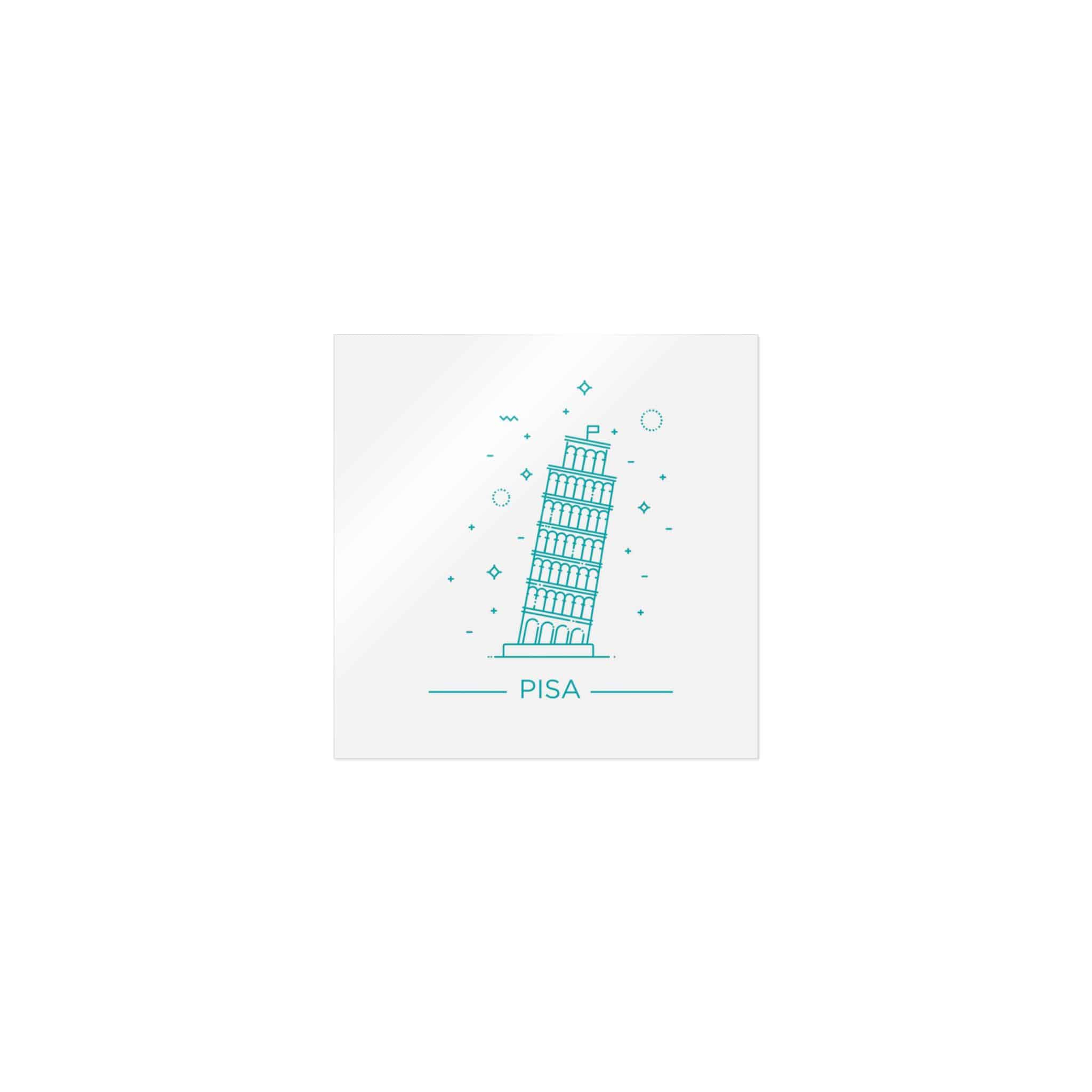 Pisa Die Cut Stickers Dtf - Image 9