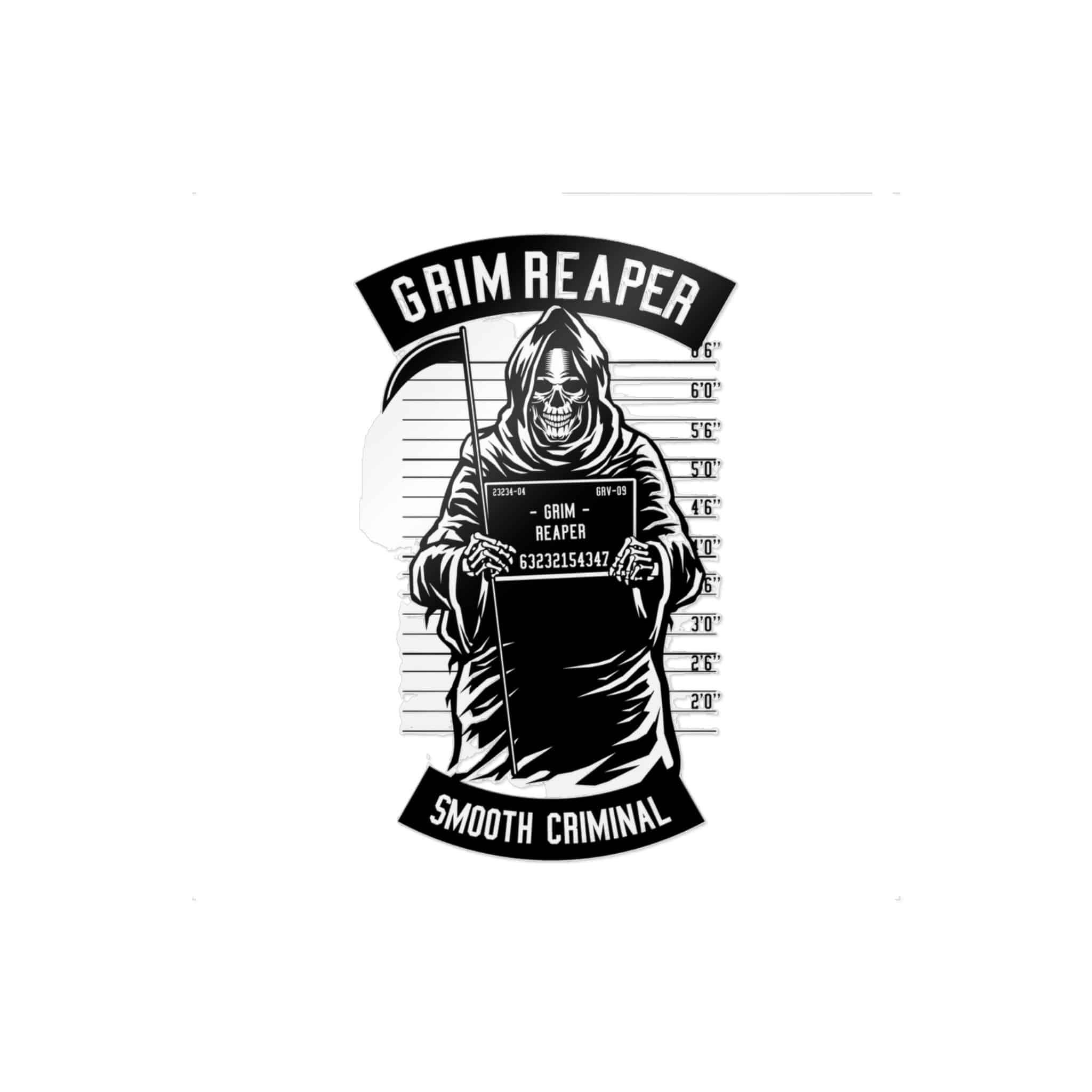 Grim Reaper Die Cut Stickers Dtf - Image 5